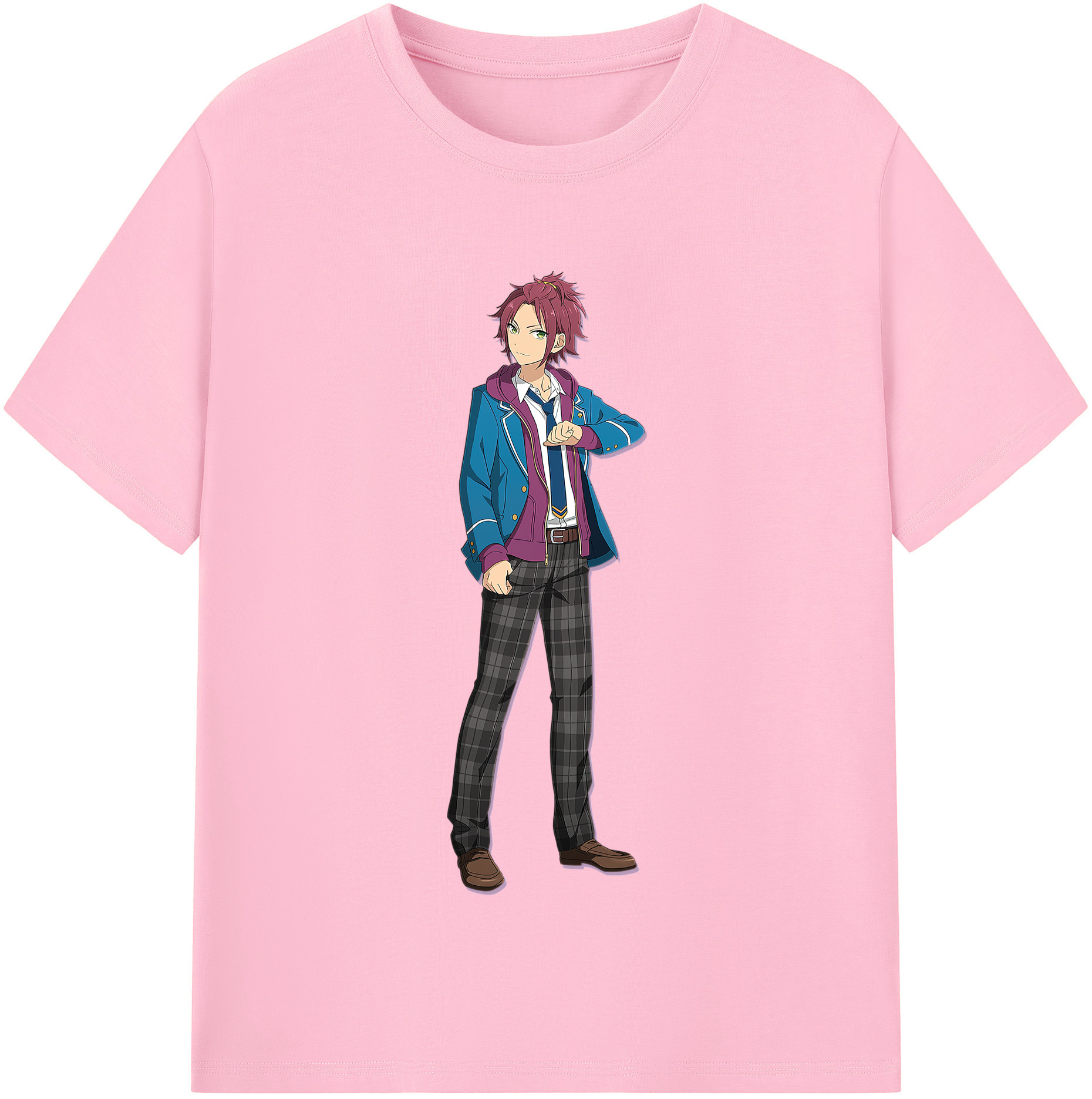 （画像用） あんさんぶるスターズ! Ensemble Stars 綿100％半袖Tシャツ（フロントプリント）