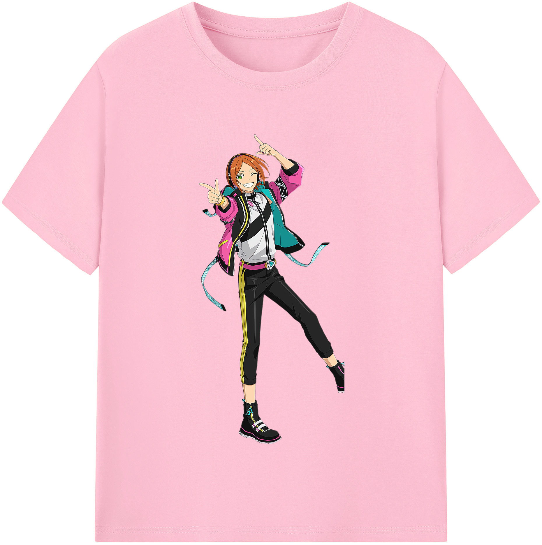 （画像用） あんさんぶるスターズ! Ensemble Stars 綿100％半袖Tシャツ（フロントプリント）