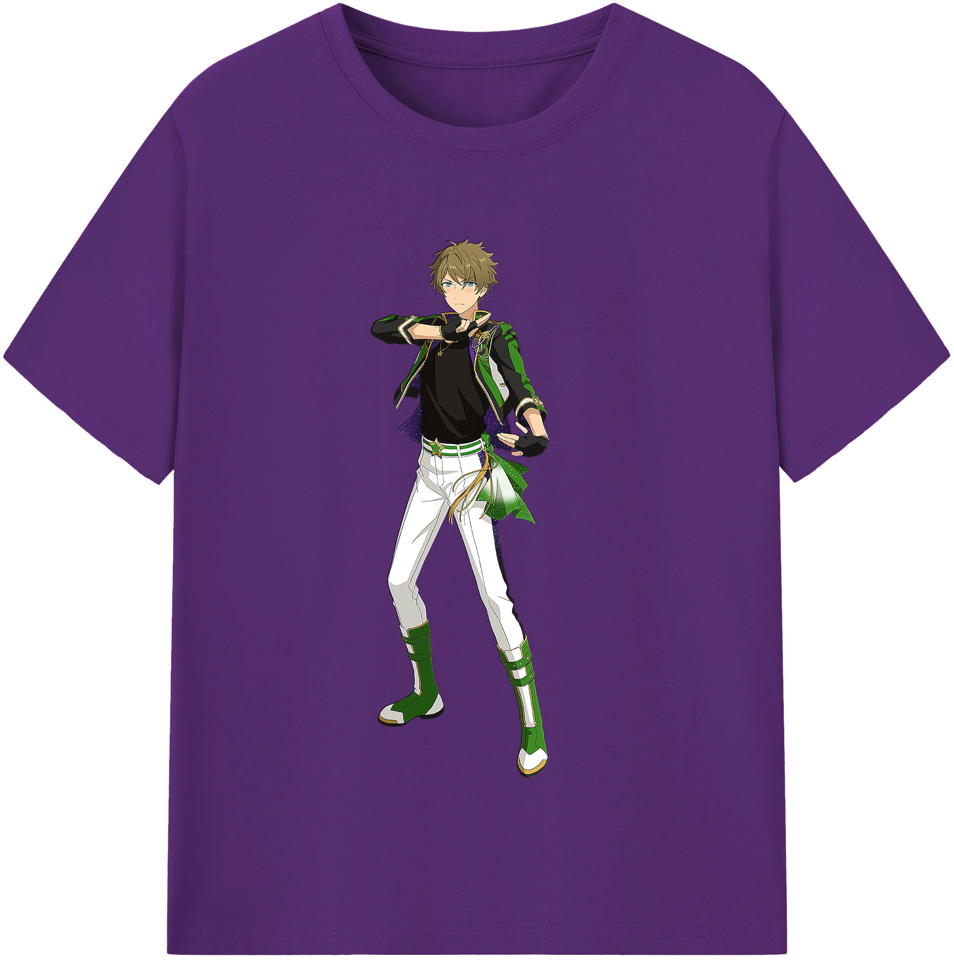 （画像用） あんさんぶるスターズ! Ensemble Stars 綿100％半袖Tシャツ（フロントプリント）