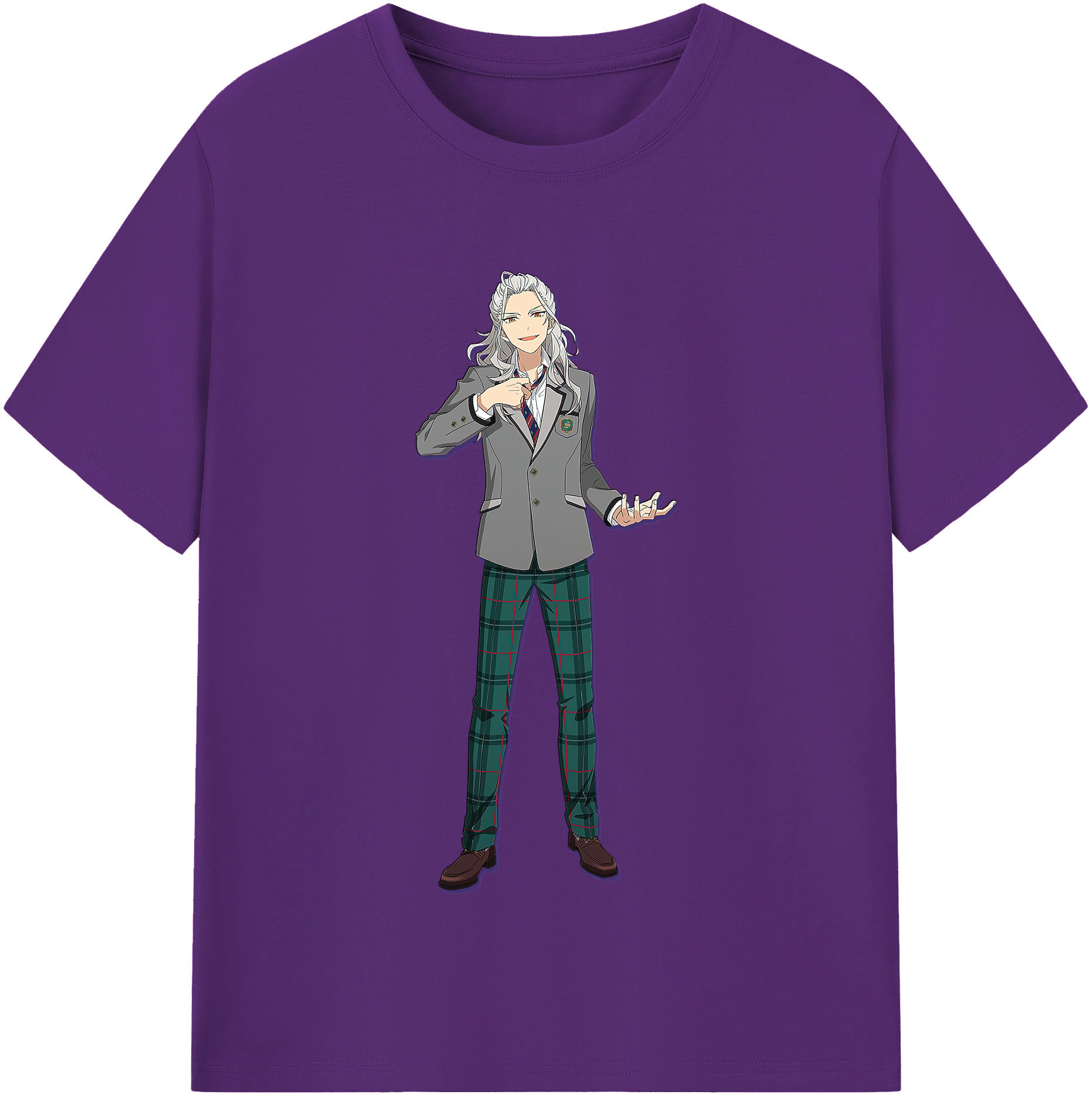 （画像用） あんさんぶるスターズ! Ensemble Stars 綿100％半袖Tシャツ（フロントプリント）