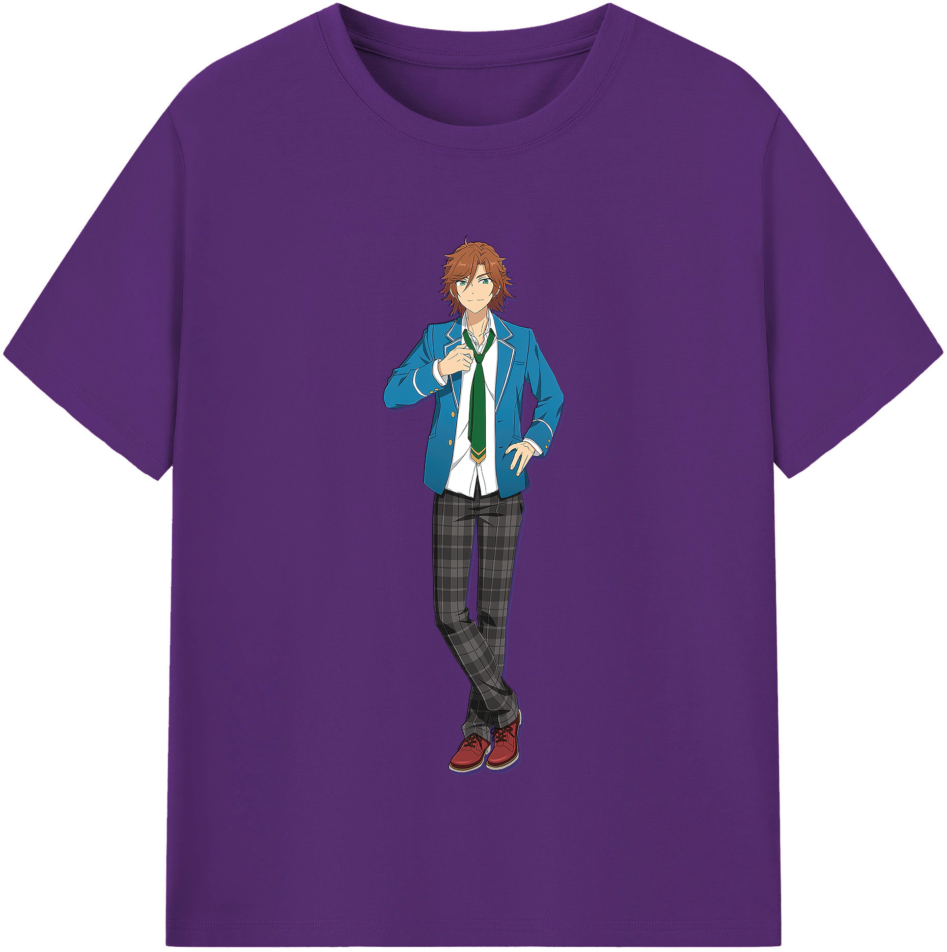 （画像用） あんさんぶるスターズ! Ensemble Stars 綿100％半袖Tシャツ（フロントプリント）