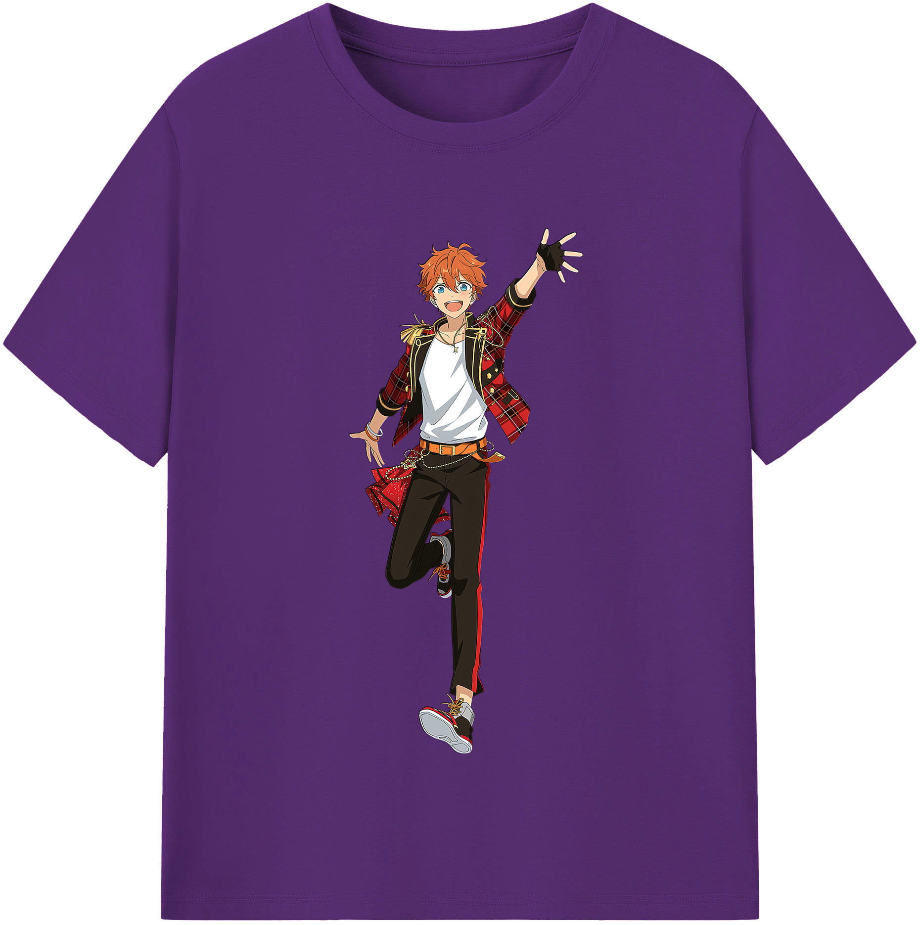 （画像用） あんさんぶるスターズ! Ensemble Stars 綿100％半袖Tシャツ（フロントプリント）