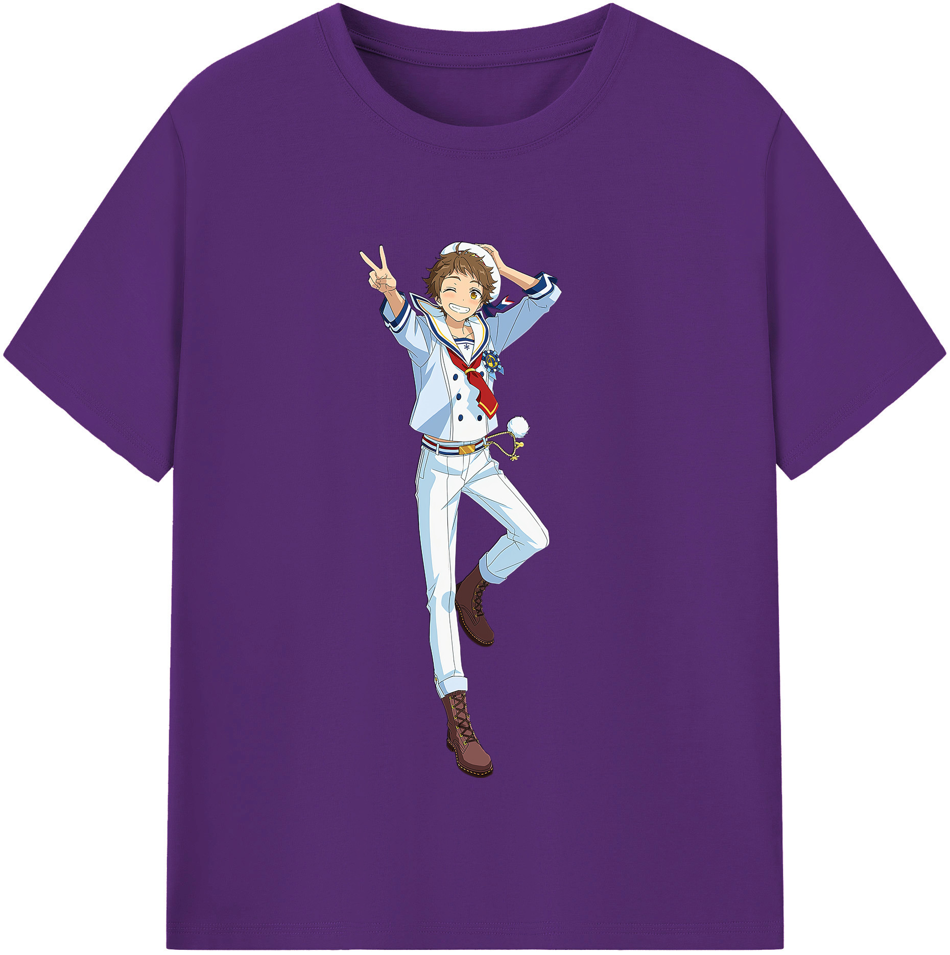 （画像用） あんさんぶるスターズ! Ensemble Stars 綿100％半袖Tシャツ（フロントプリント）