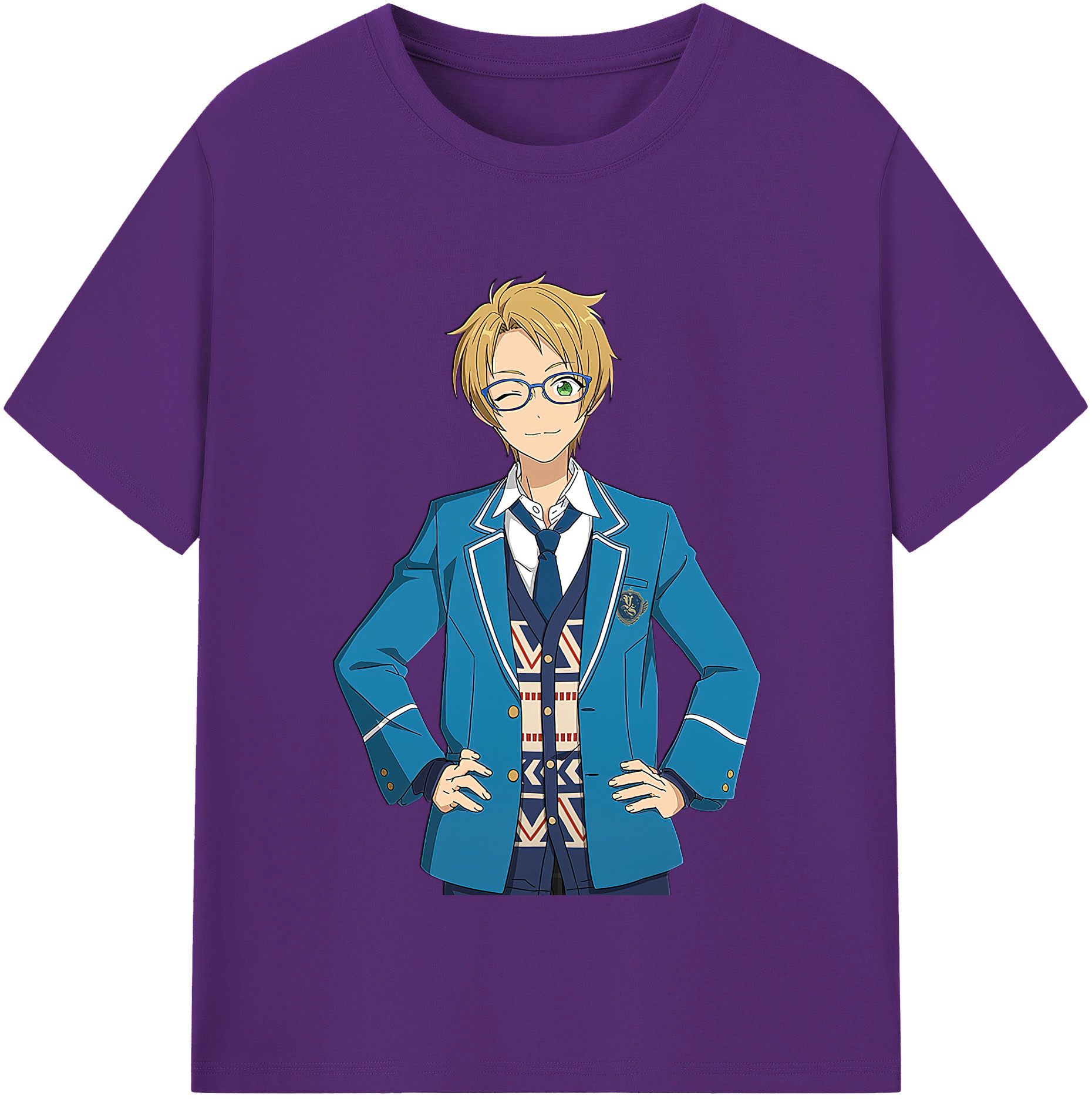 （画像用） あんさんぶるスターズ! Ensemble Stars 綿100％半袖Tシャツ（フロントプリント）