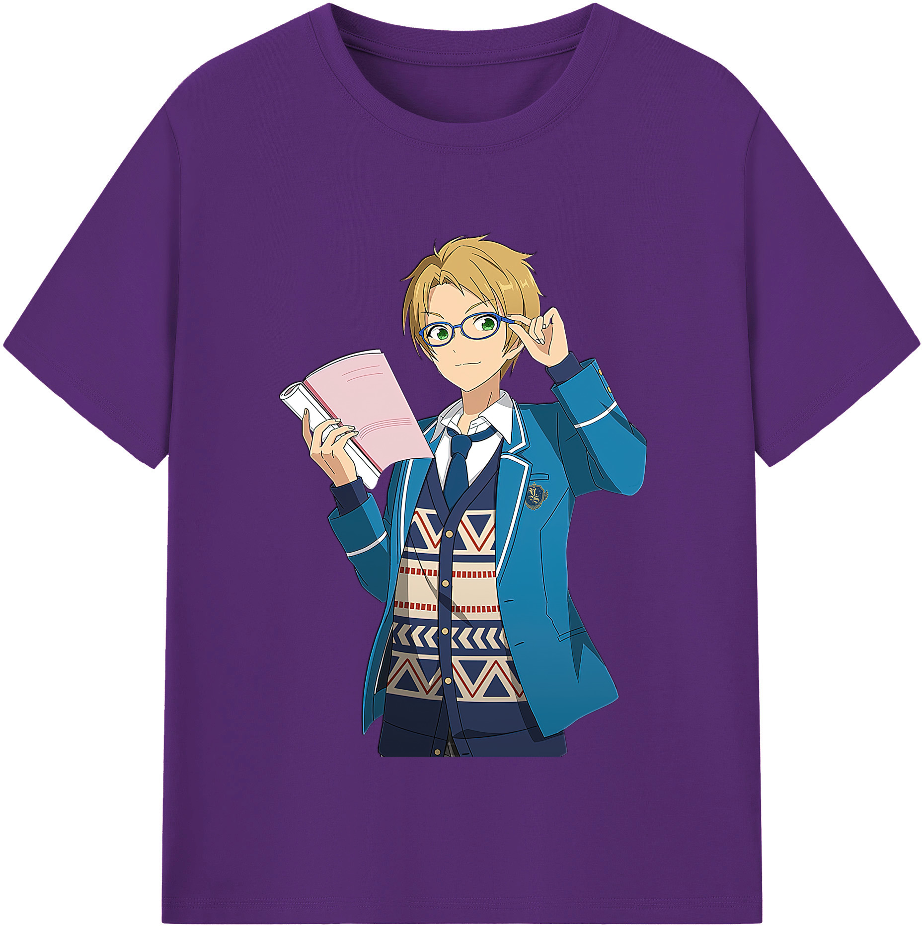 （画像用） あんさんぶるスターズ! Ensemble Stars 綿100％半袖Tシャツ（フロントプリント）