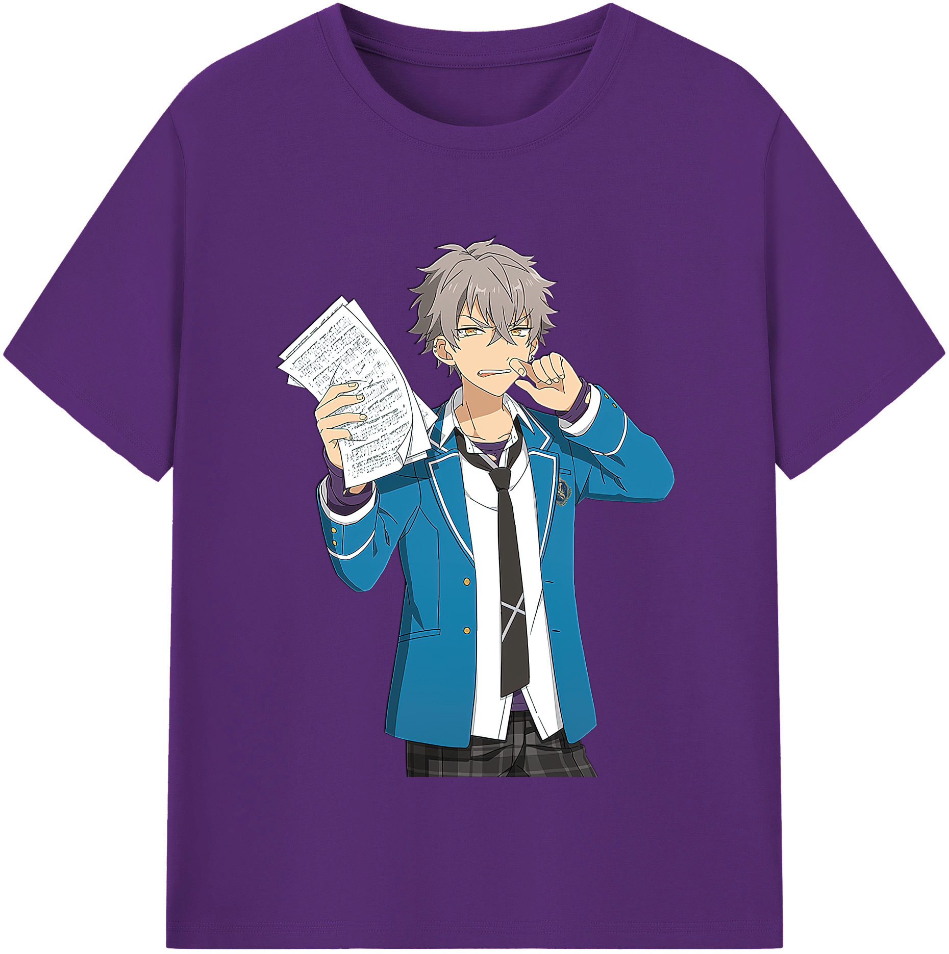 （画像用） あんさんぶるスターズ! Ensemble Stars 綿100％半袖Tシャツ（フロントプリント）