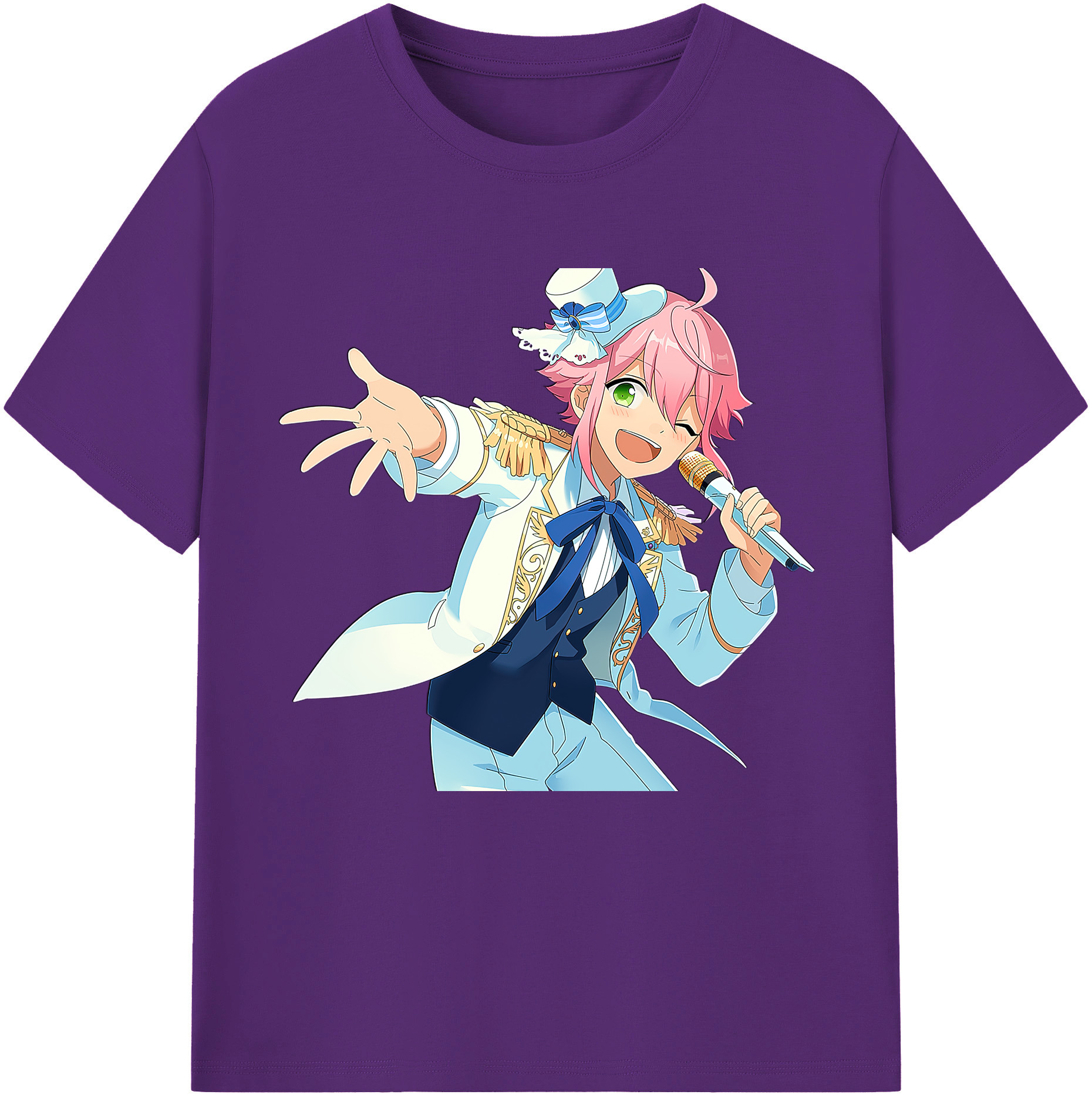 （画像用） あんさんぶるスターズ! Ensemble Stars 綿100％半袖Tシャツ（フロントプリント）