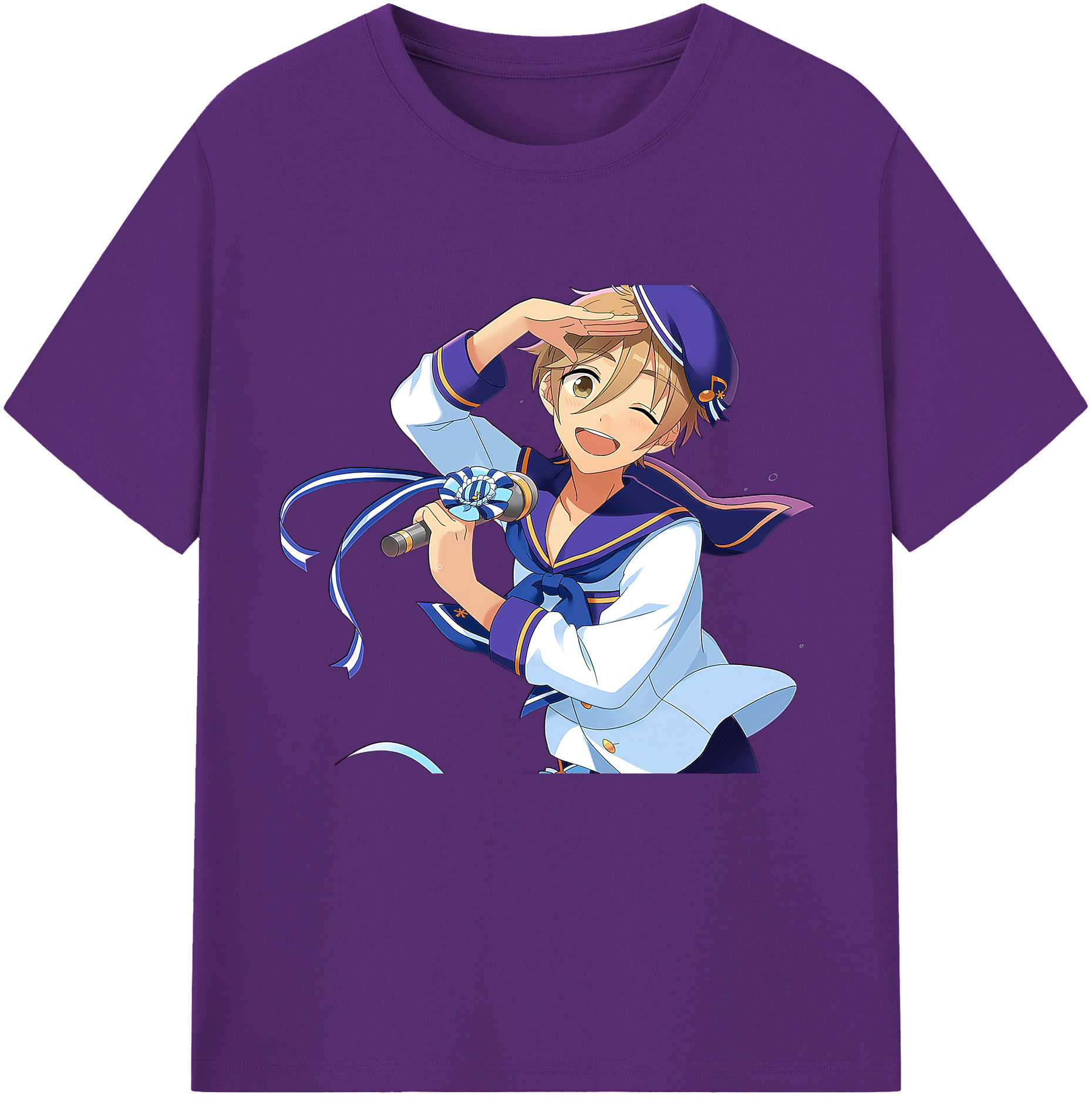 （画像用） あんさんぶるスターズ! Ensemble Stars 綿100％半袖Tシャツ（フロントプリント）