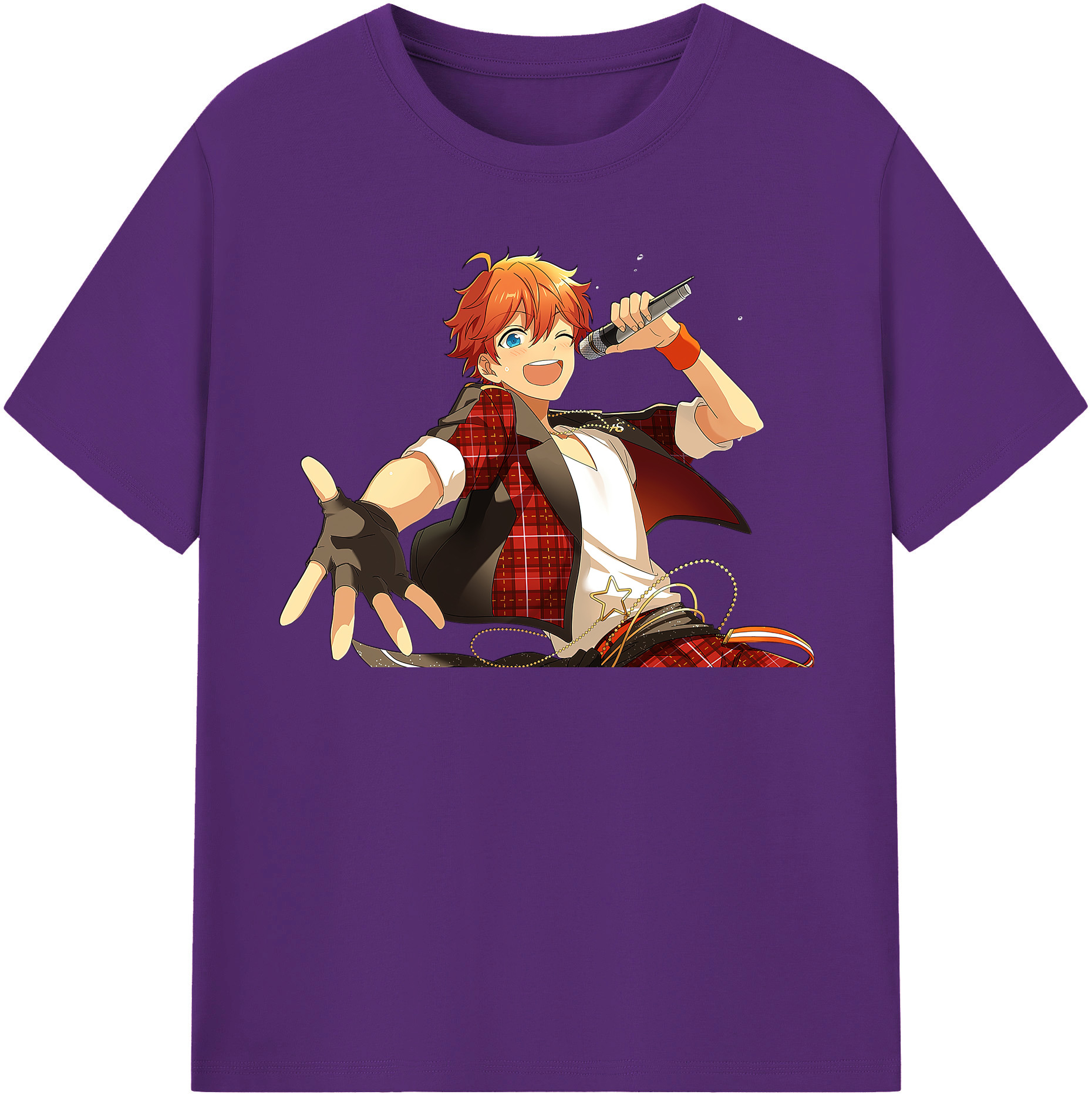 （画像用） あんさんぶるスターズ! Ensemble Stars 綿100％半袖Tシャツ（フロントプリント）
