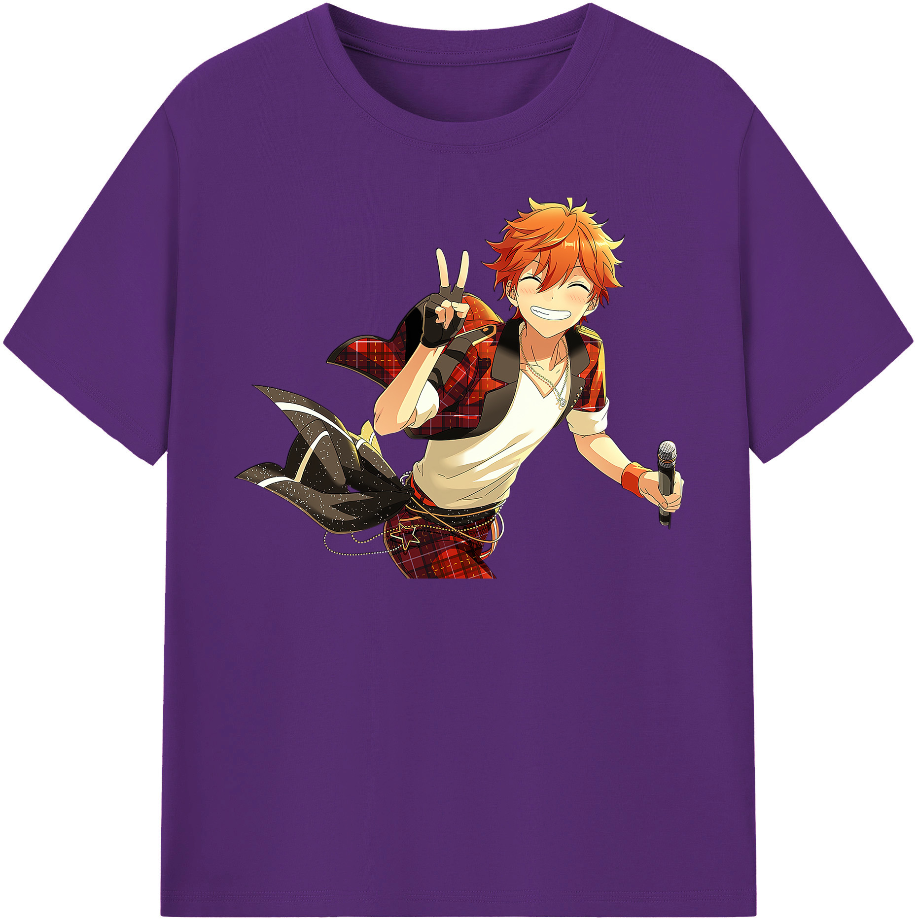 （画像用） あんさんぶるスターズ! Ensemble Stars 綿100％半袖Tシャツ（フロントプリント）