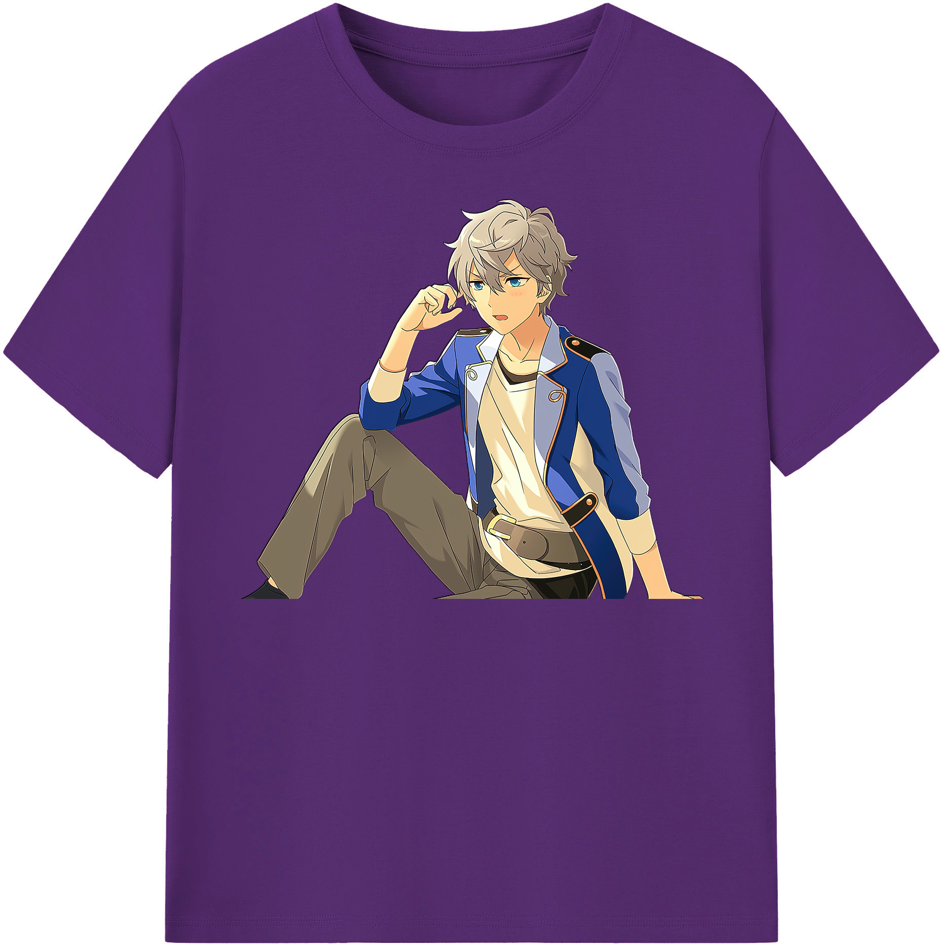 （画像用） あんさんぶるスターズ! Ensemble Stars 綿100％半袖Tシャツ（フロントプリント）