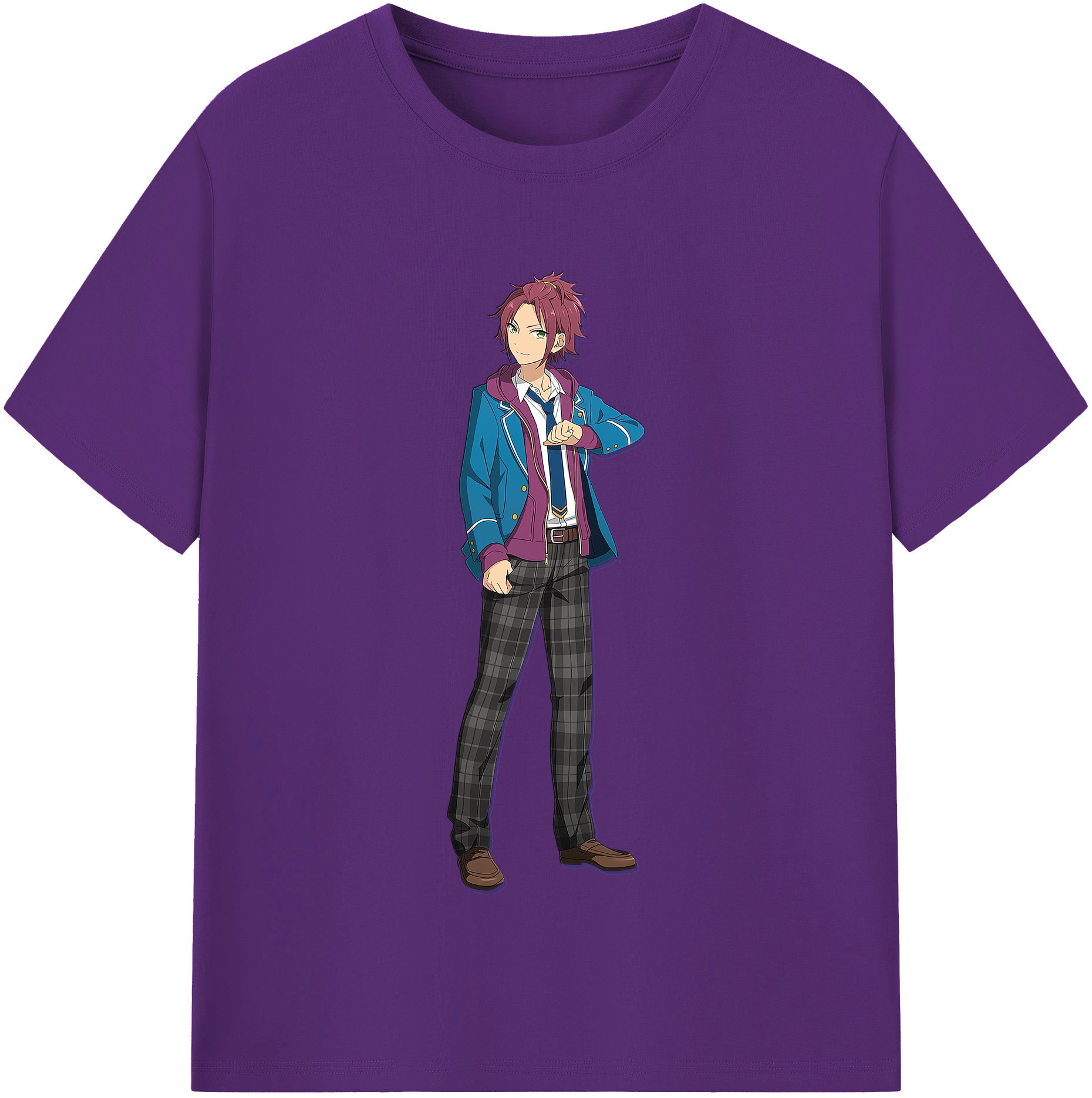 （画像用） あんさんぶるスターズ! Ensemble Stars 綿100％半袖Tシャツ（フロントプリント）