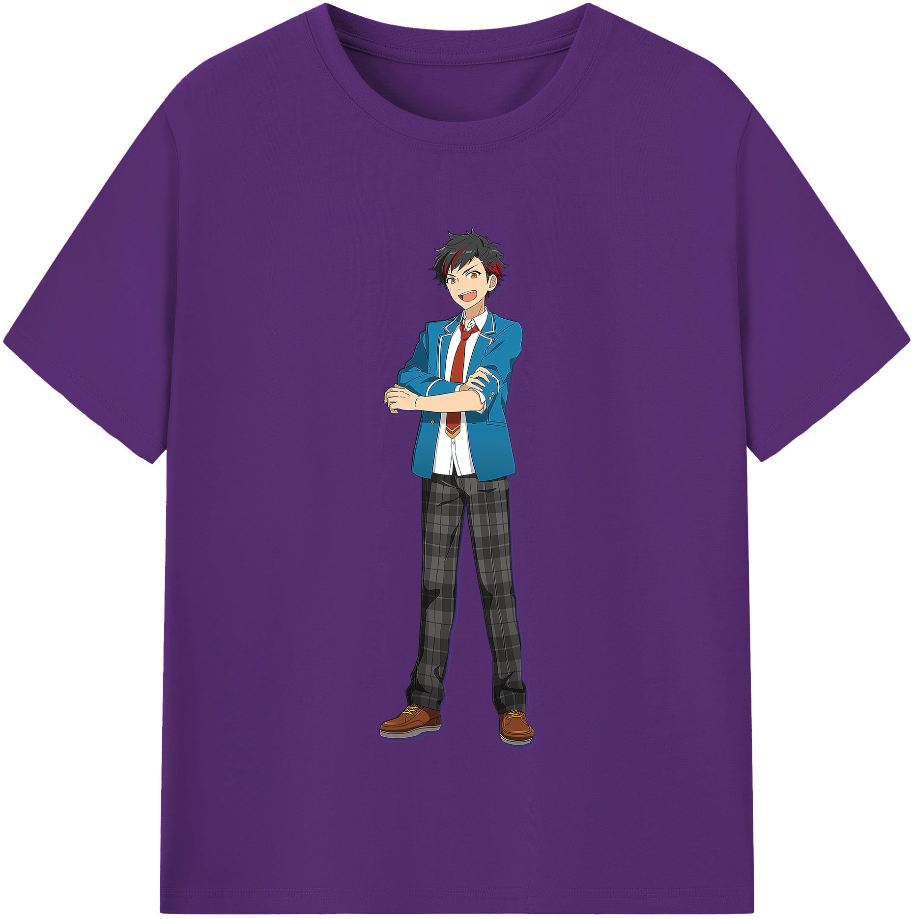 （画像用） あんさんぶるスターズ! Ensemble Stars 綿100％半袖Tシャツ（フロントプリント）