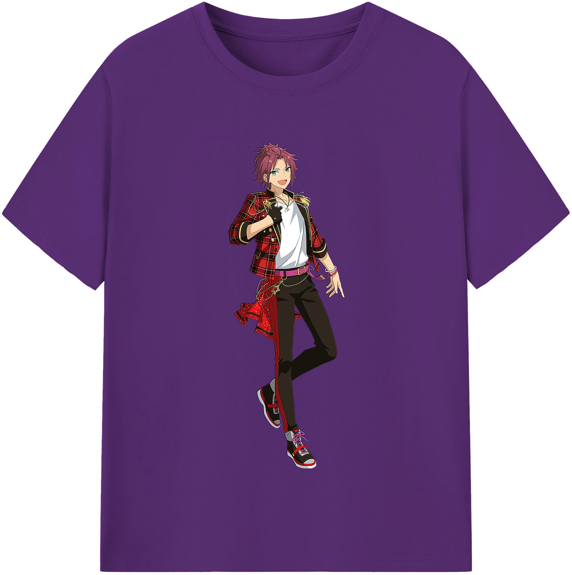 （画像用） あんさんぶるスターズ! Ensemble Stars 綿100％半袖Tシャツ（フロントプリント）