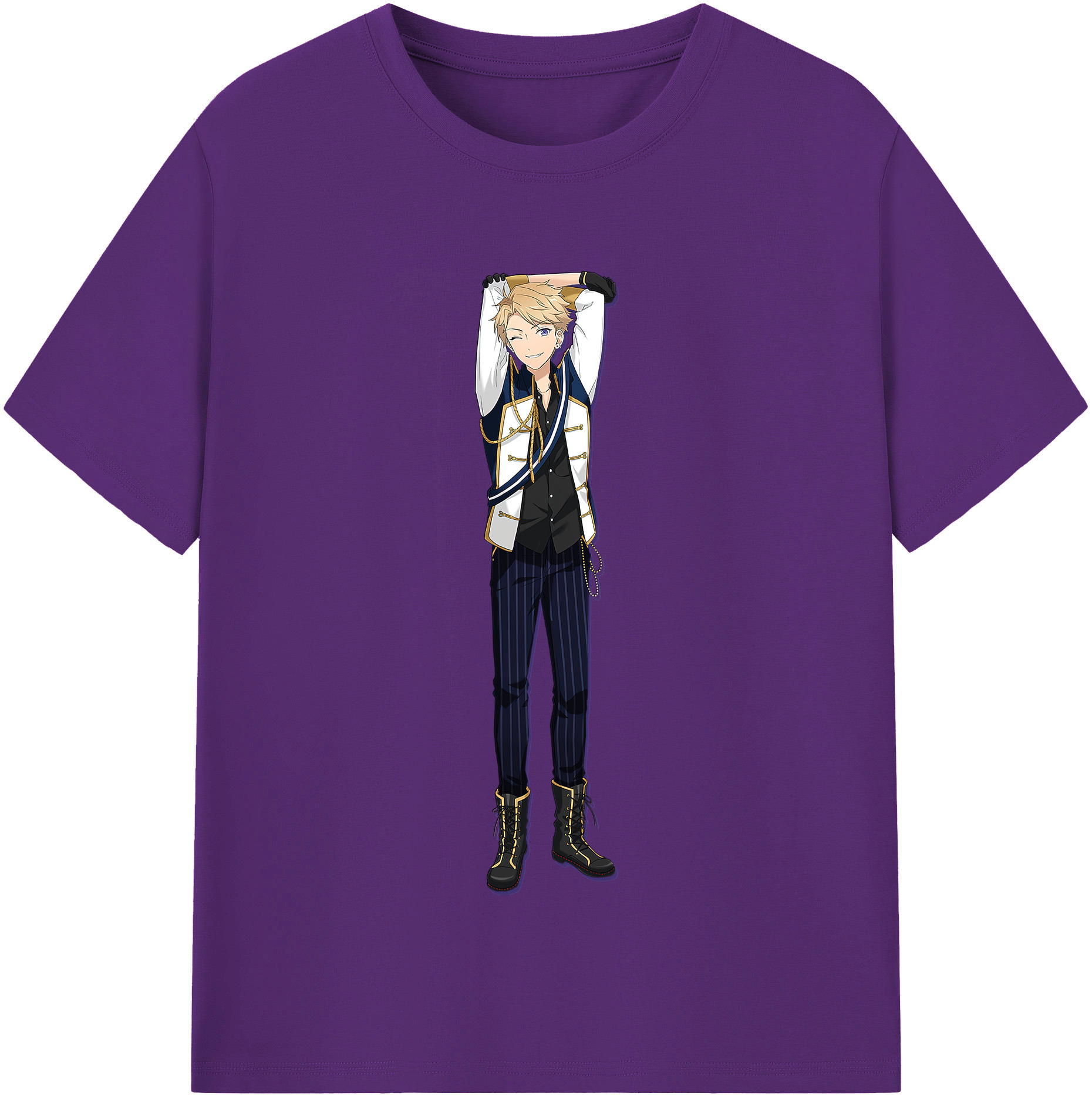（画像用） あんさんぶるスターズ! Ensemble Stars 綿100％半袖Tシャツ（フロントプリント）