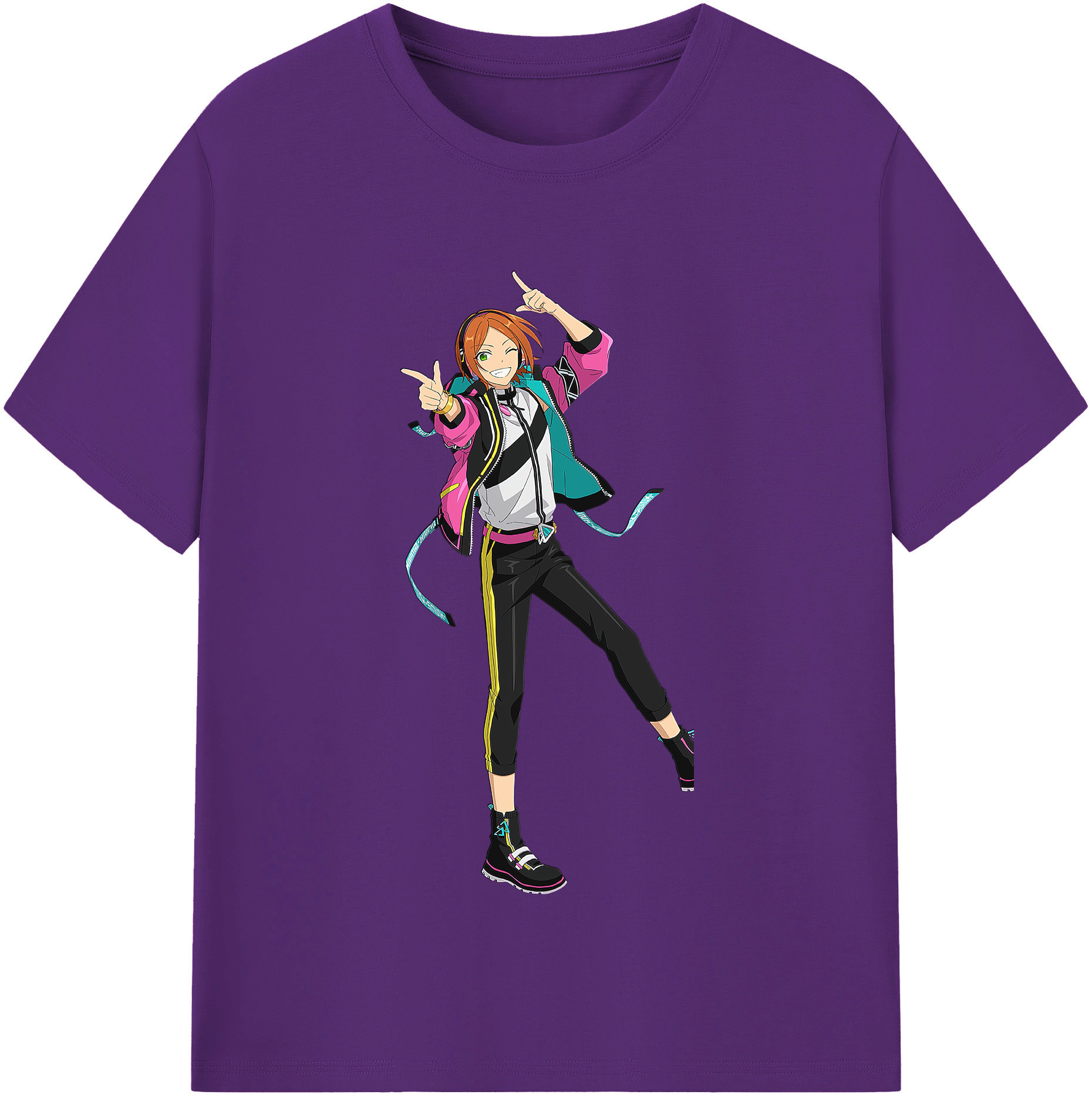（画像用） あんさんぶるスターズ! Ensemble Stars 綿100％半袖Tシャツ（フロントプリント）