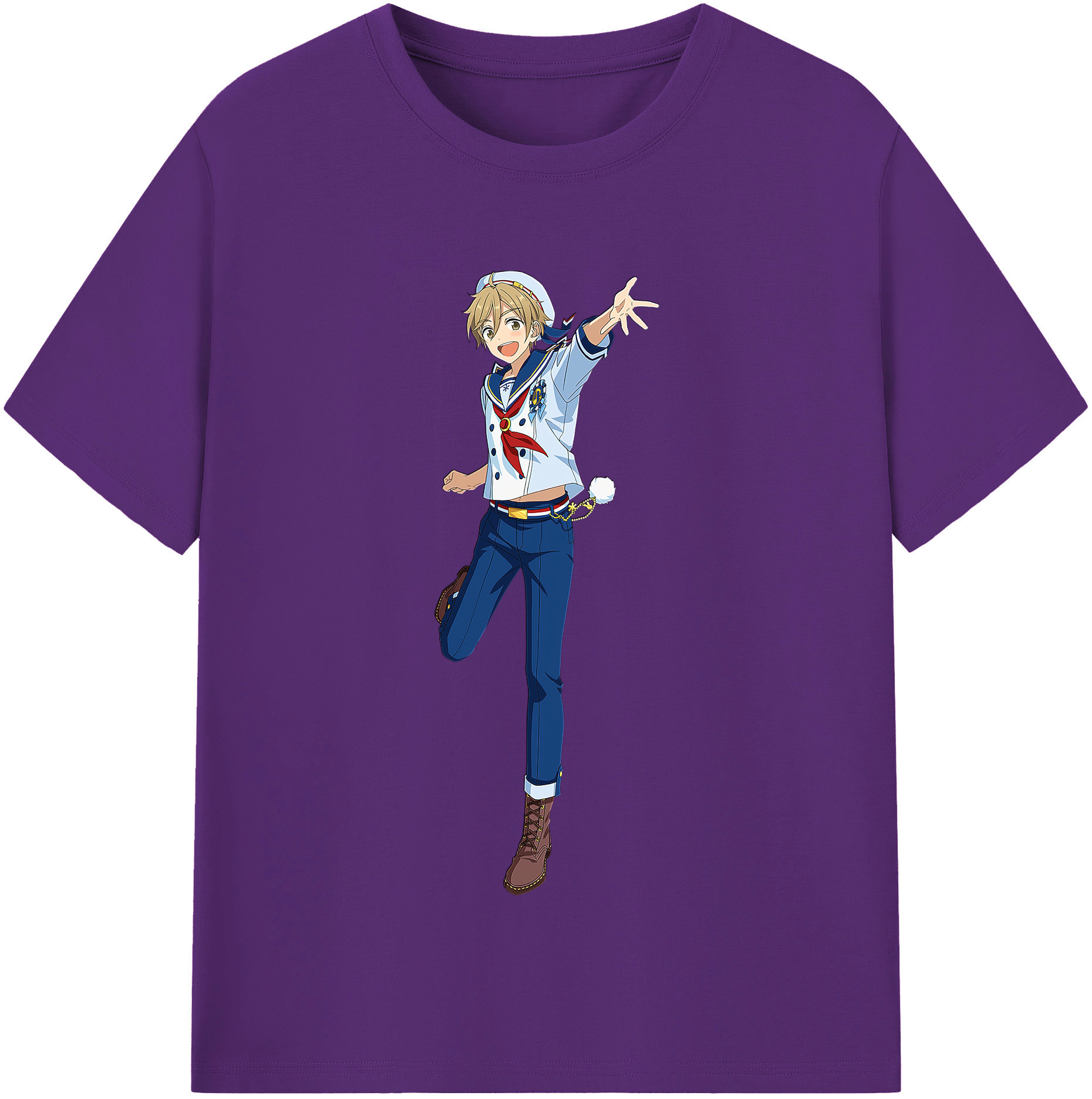 （画像用） あんさんぶるスターズ! Ensemble Stars 綿100％半袖Tシャツ（フロントプリント）