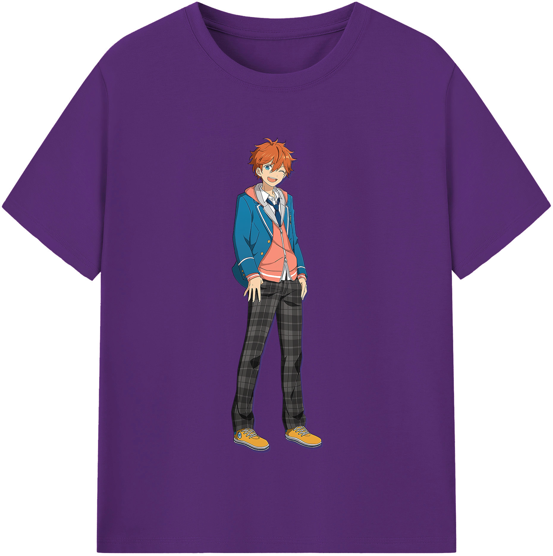（画像用） あんさんぶるスターズ! Ensemble Stars 綿100％半袖Tシャツ（フロントプリント）