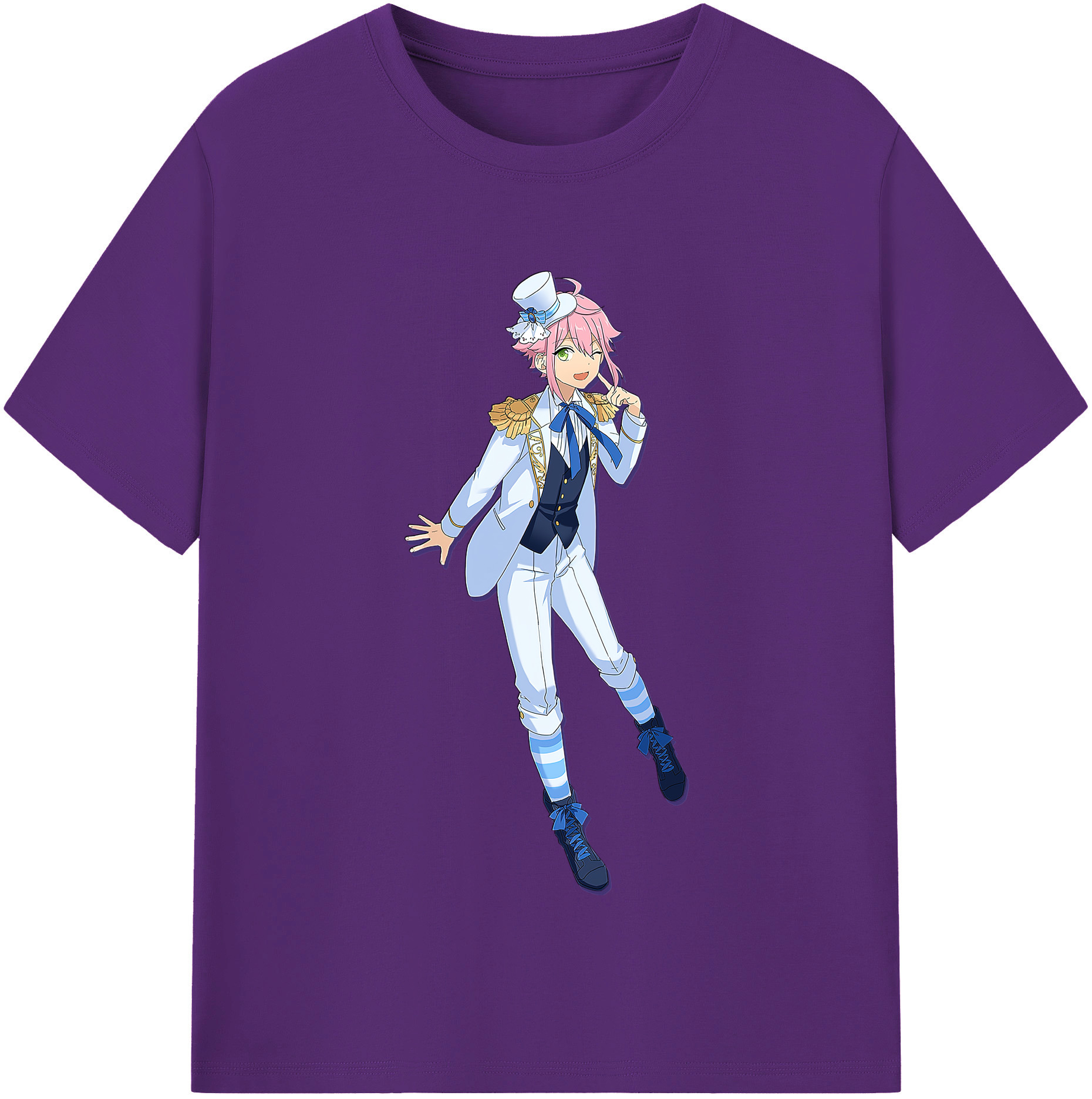（画像用） あんさんぶるスターズ! Ensemble Stars 綿100％半袖Tシャツ（フロントプリント）