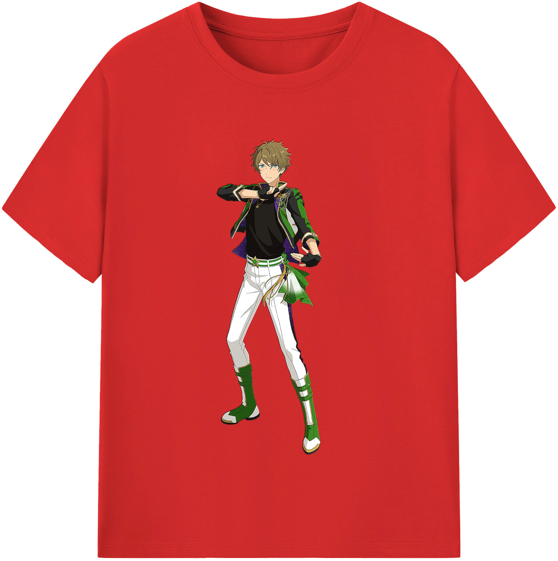 （画像用） あんさんぶるスターズ! Ensemble Stars 綿100％半袖Tシャツ（フロントプリント）