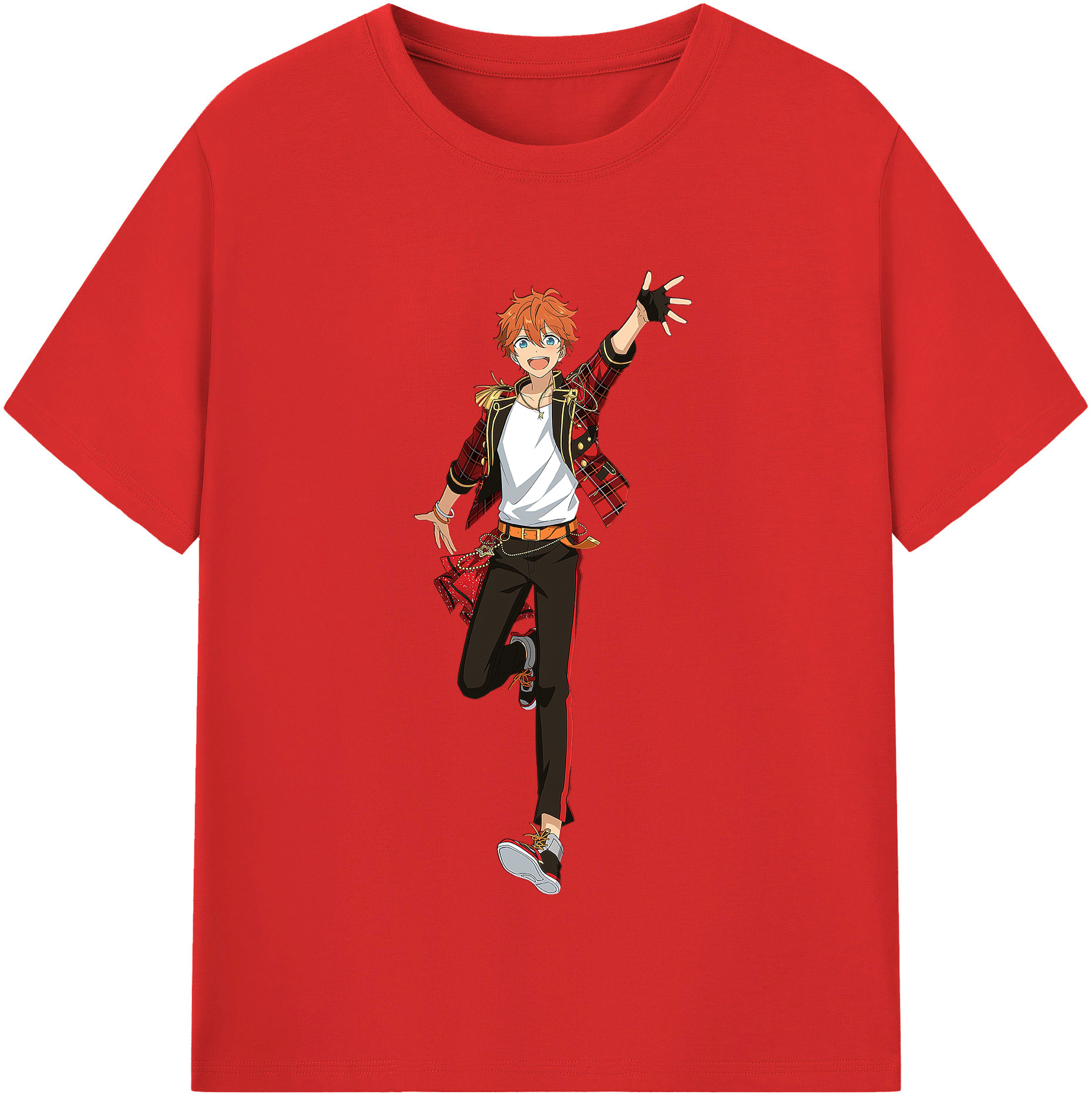 （画像用） あんさんぶるスターズ! Ensemble Stars 綿100％半袖Tシャツ（フロントプリント）