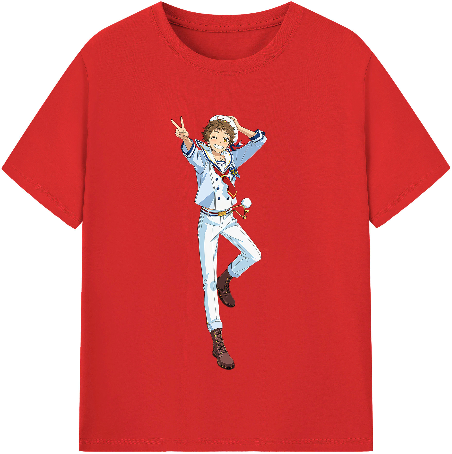 （画像用） あんさんぶるスターズ! Ensemble Stars 綿100％半袖Tシャツ（フロントプリント）