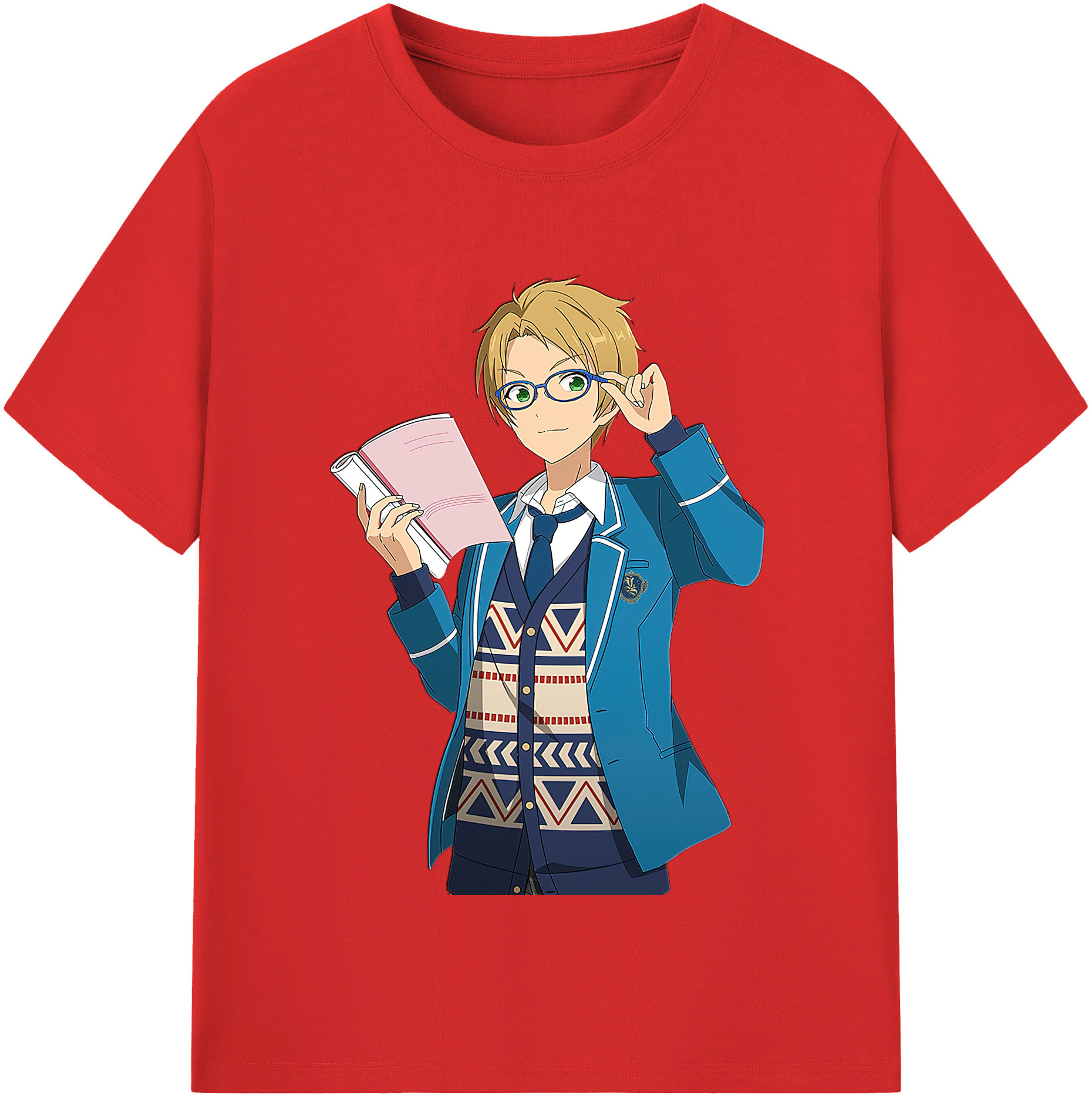 （画像用） あんさんぶるスターズ! Ensemble Stars 綿100％半袖Tシャツ（フロントプリント）