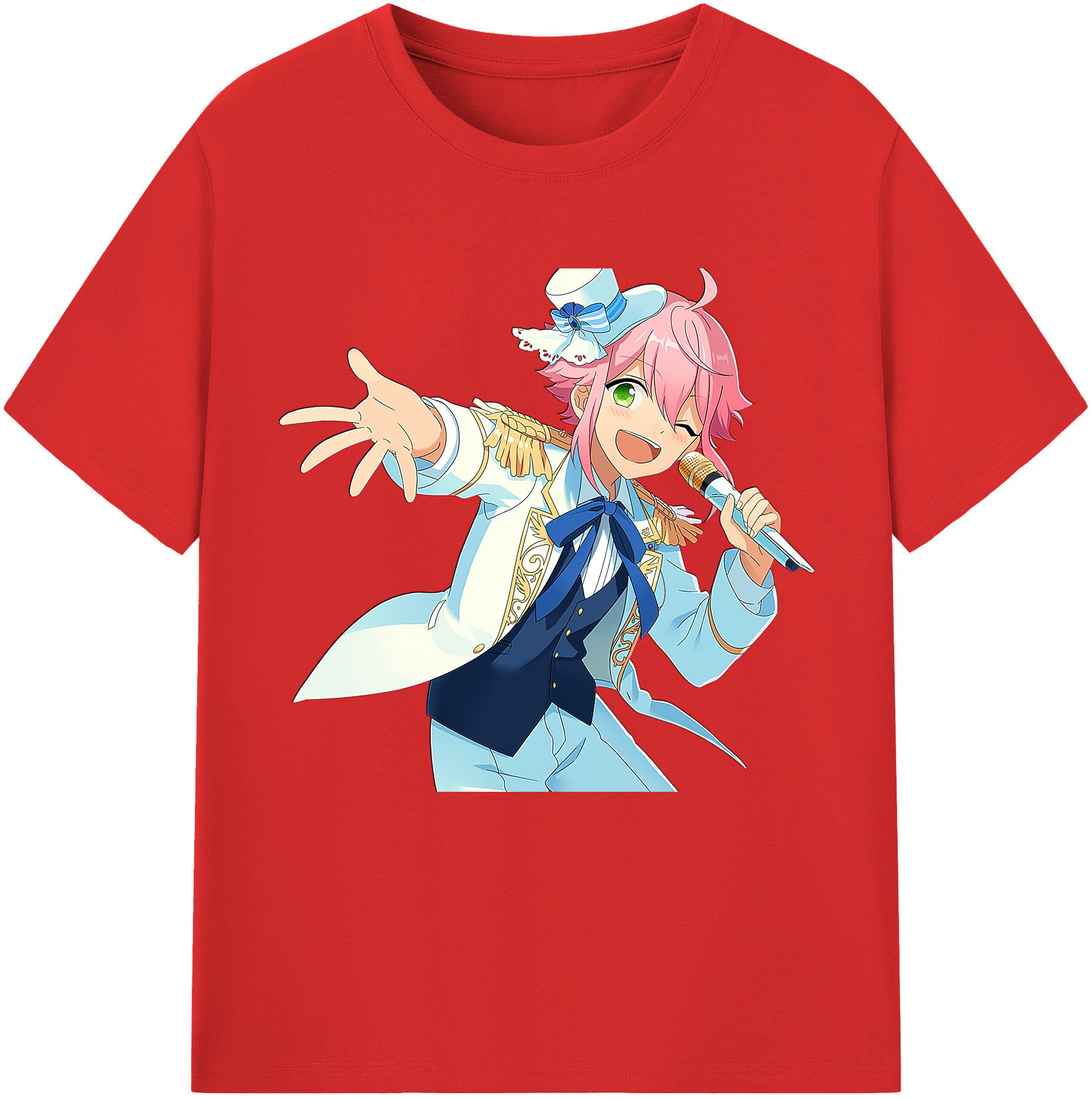 （画像用） あんさんぶるスターズ! Ensemble Stars 綿100％半袖Tシャツ（フロントプリント）
