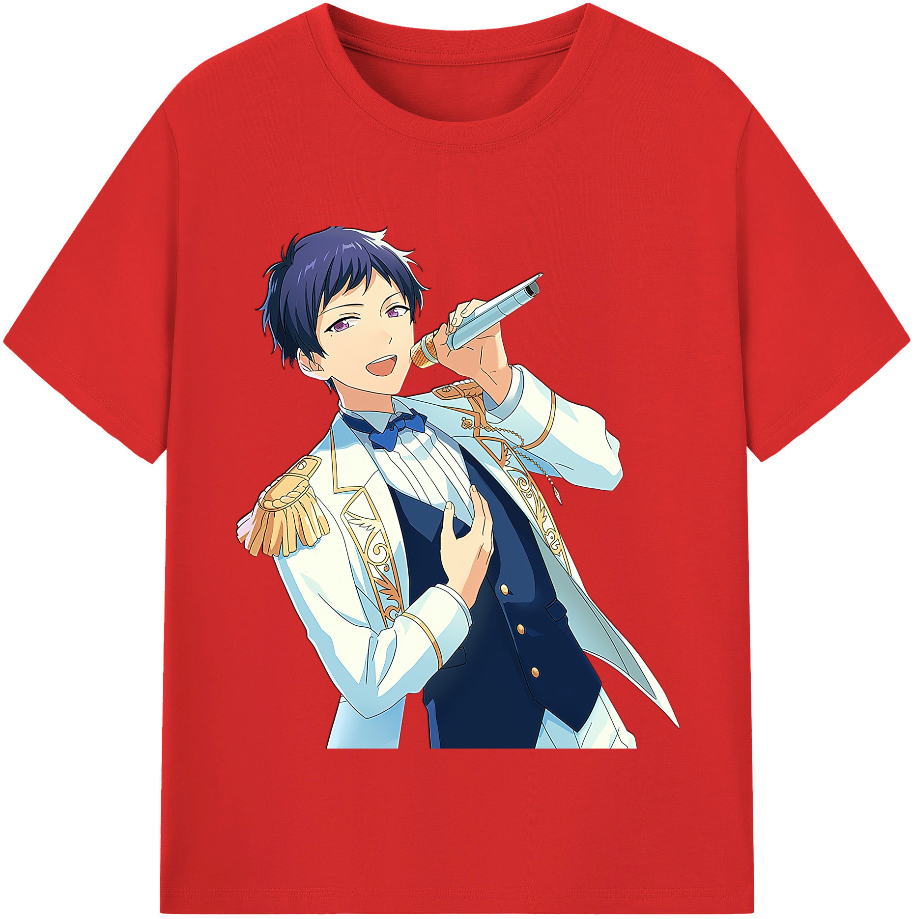 （画像用） あんさんぶるスターズ! Ensemble Stars 綿100％半袖Tシャツ（フロントプリント）