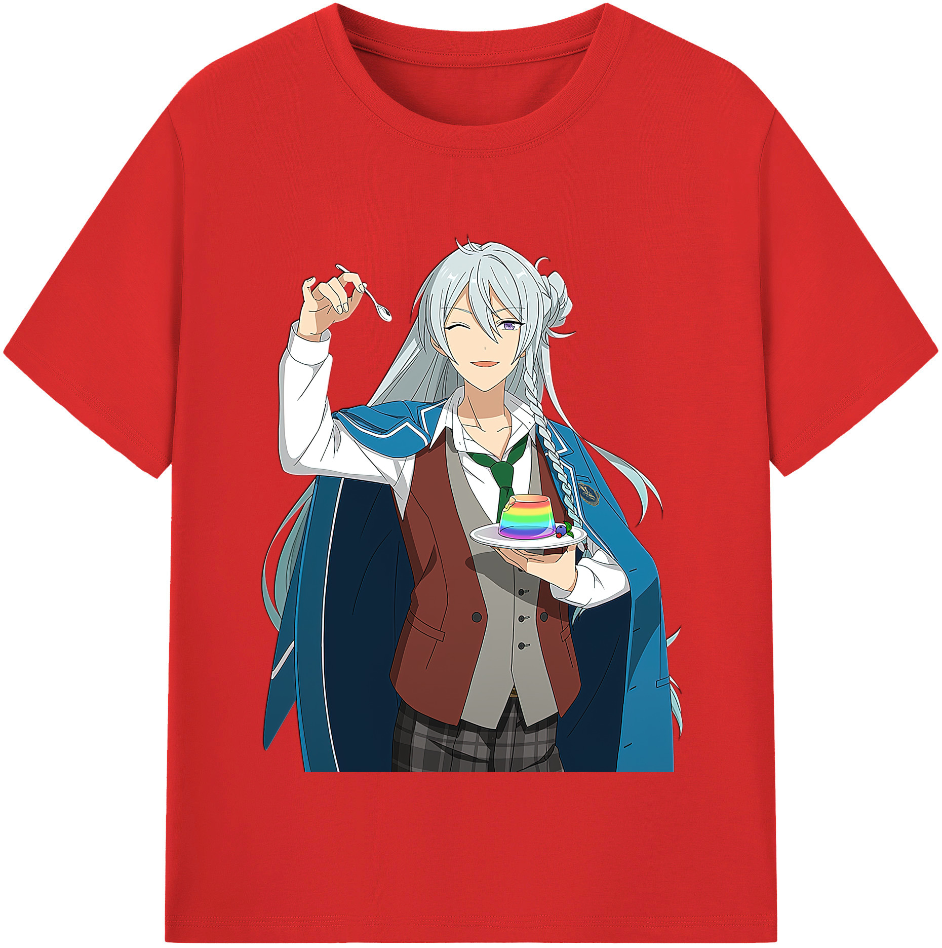 （画像用） あんさんぶるスターズ! Ensemble Stars 綿100％半袖Tシャツ（フロントプリント）