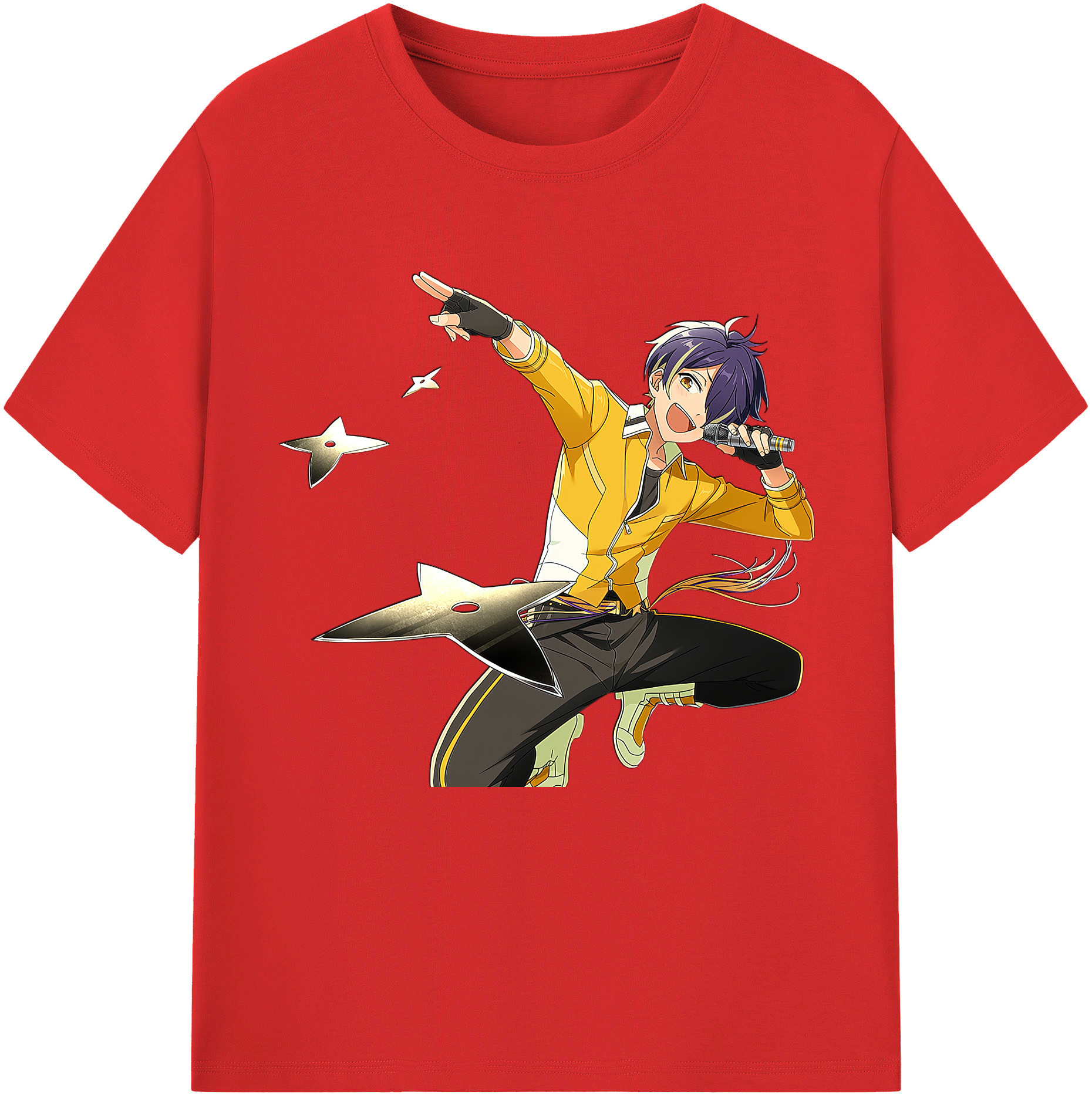 （画像用） あんさんぶるスターズ! Ensemble Stars 綿100％半袖Tシャツ（フロントプリント）