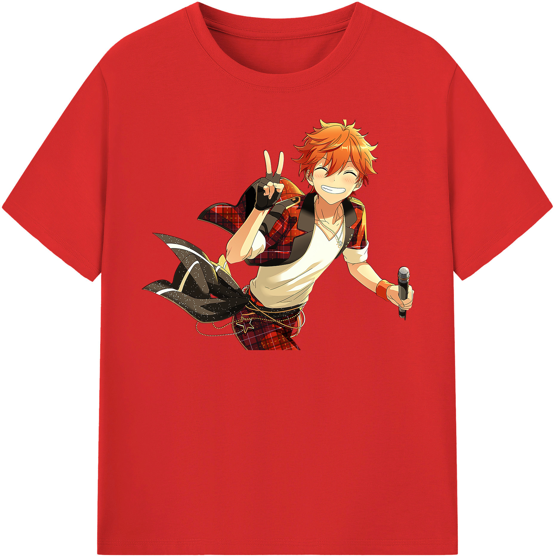 （画像用） あんさんぶるスターズ! Ensemble Stars 綿100％半袖Tシャツ（フロントプリント）