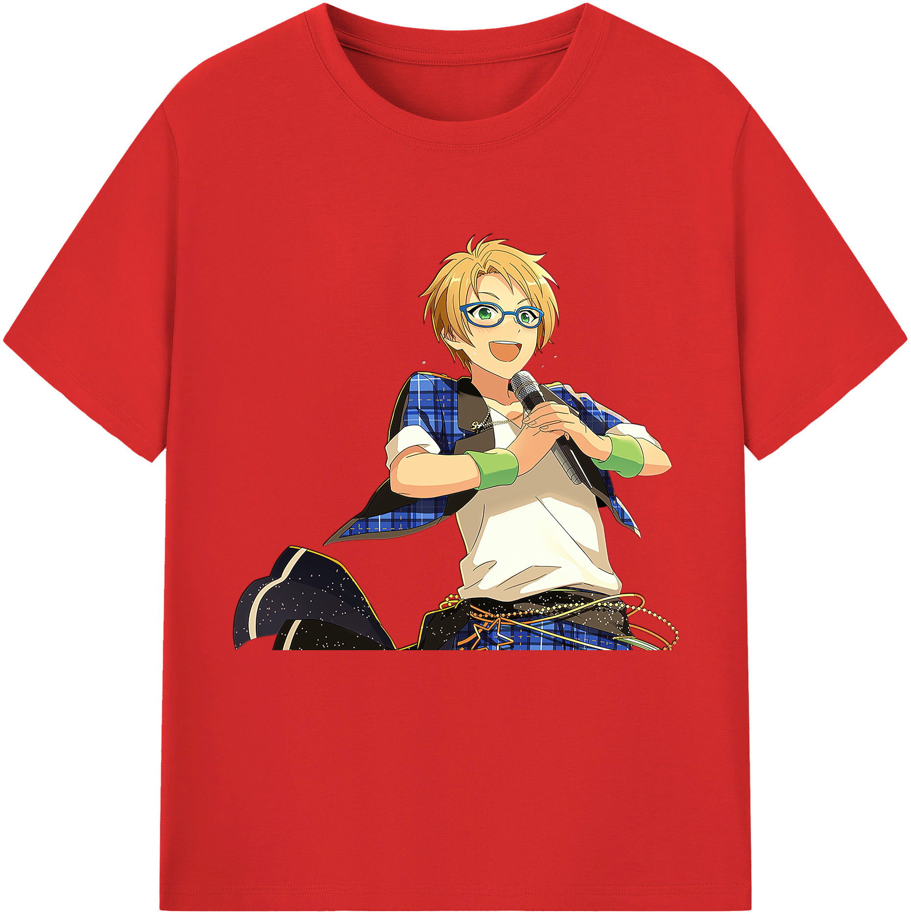 （画像用） あんさんぶるスターズ! Ensemble Stars 綿100％半袖Tシャツ（フロントプリント）