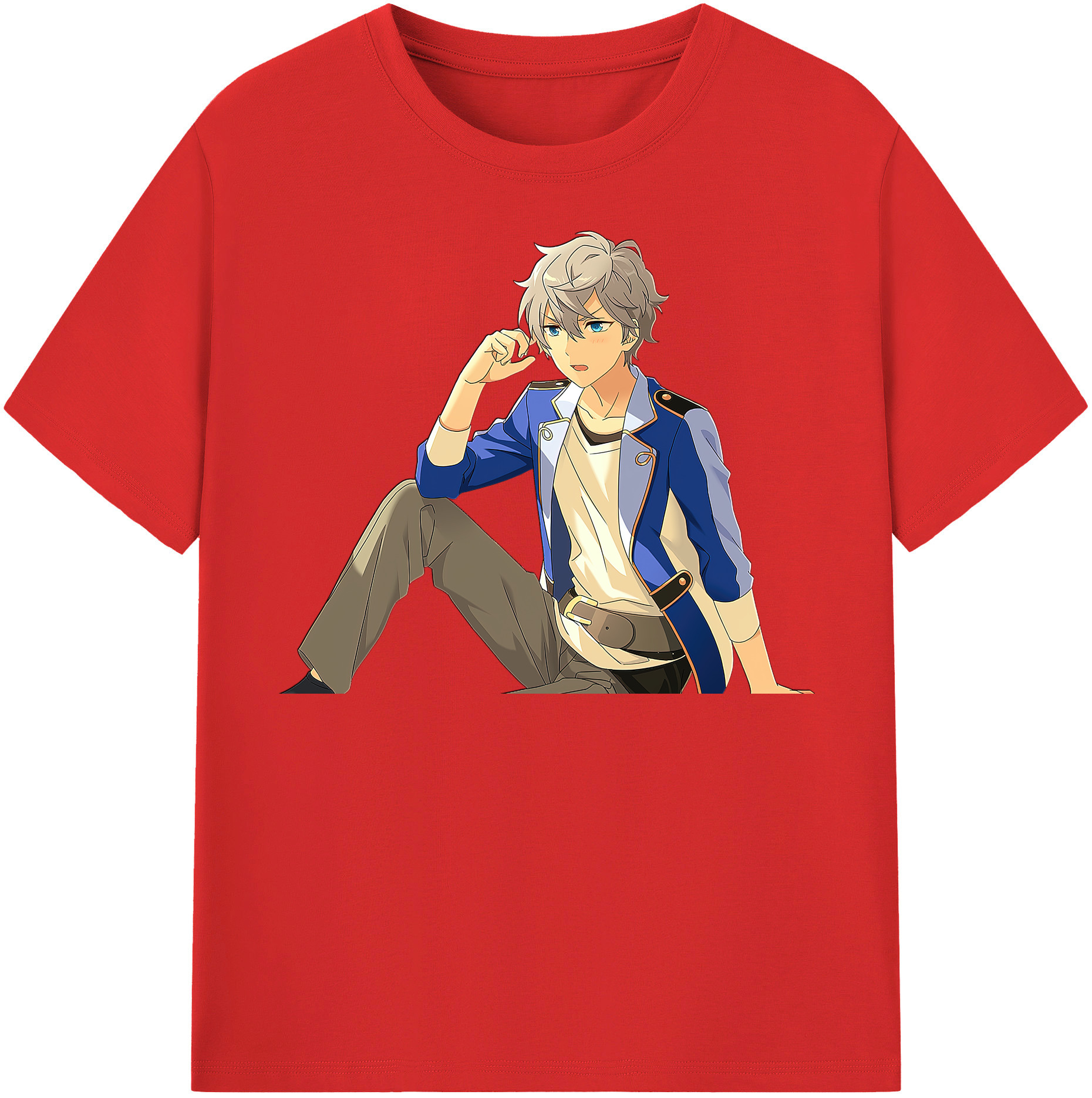 （画像用） あんさんぶるスターズ! Ensemble Stars 綿100％半袖Tシャツ（フロントプリント）