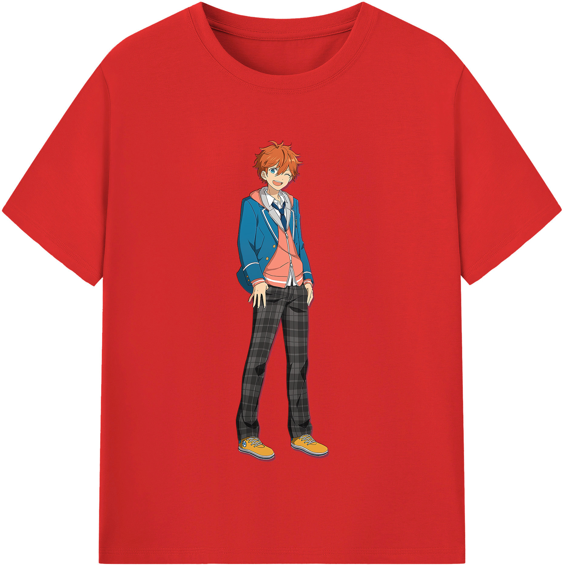 （画像用） あんさんぶるスターズ! Ensemble Stars 綿100％半袖Tシャツ（フロントプリント）