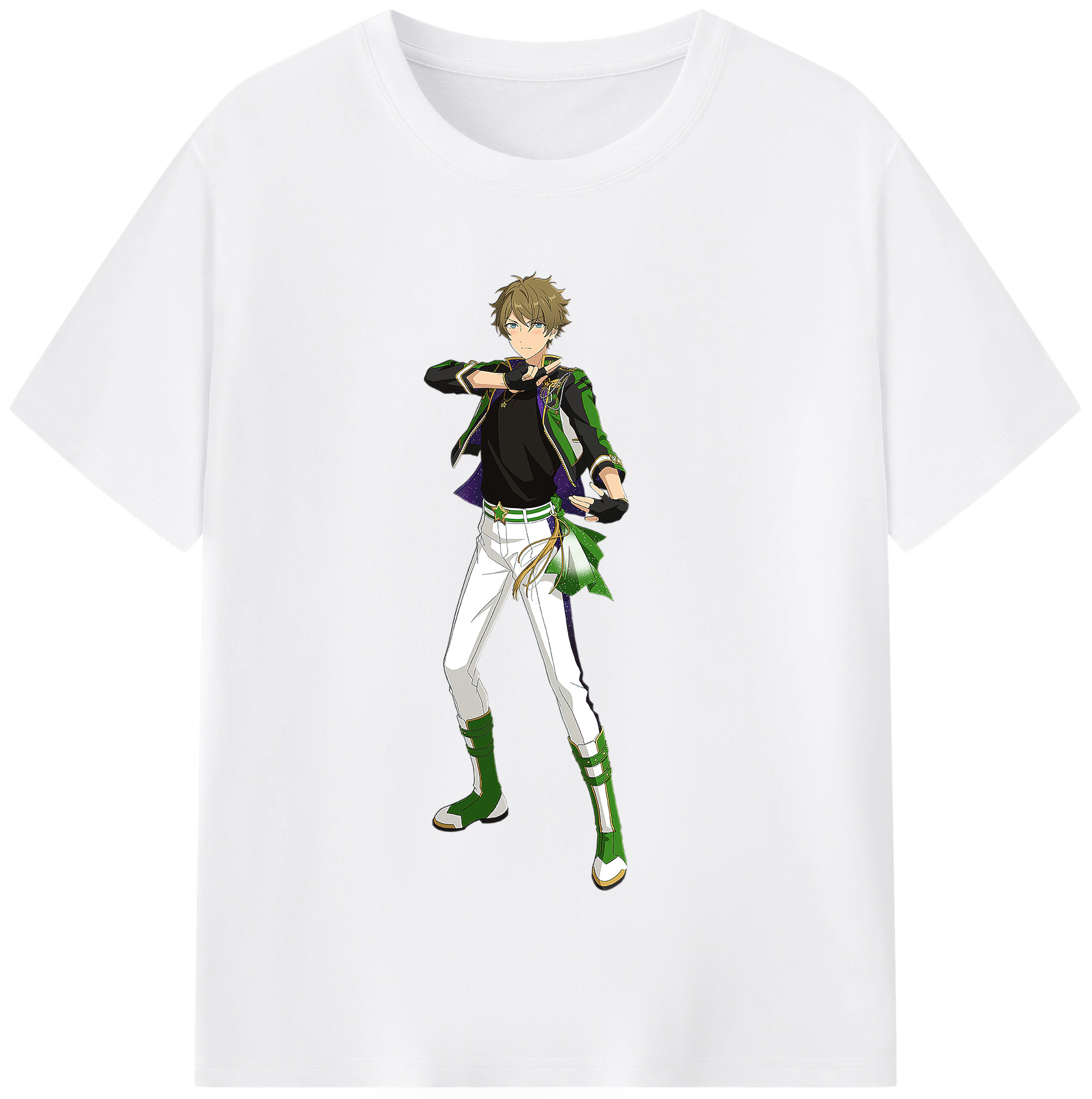（画像用） あんさんぶるスターズ! Ensemble Stars 綿100％半袖Tシャツ（フロントプリント）