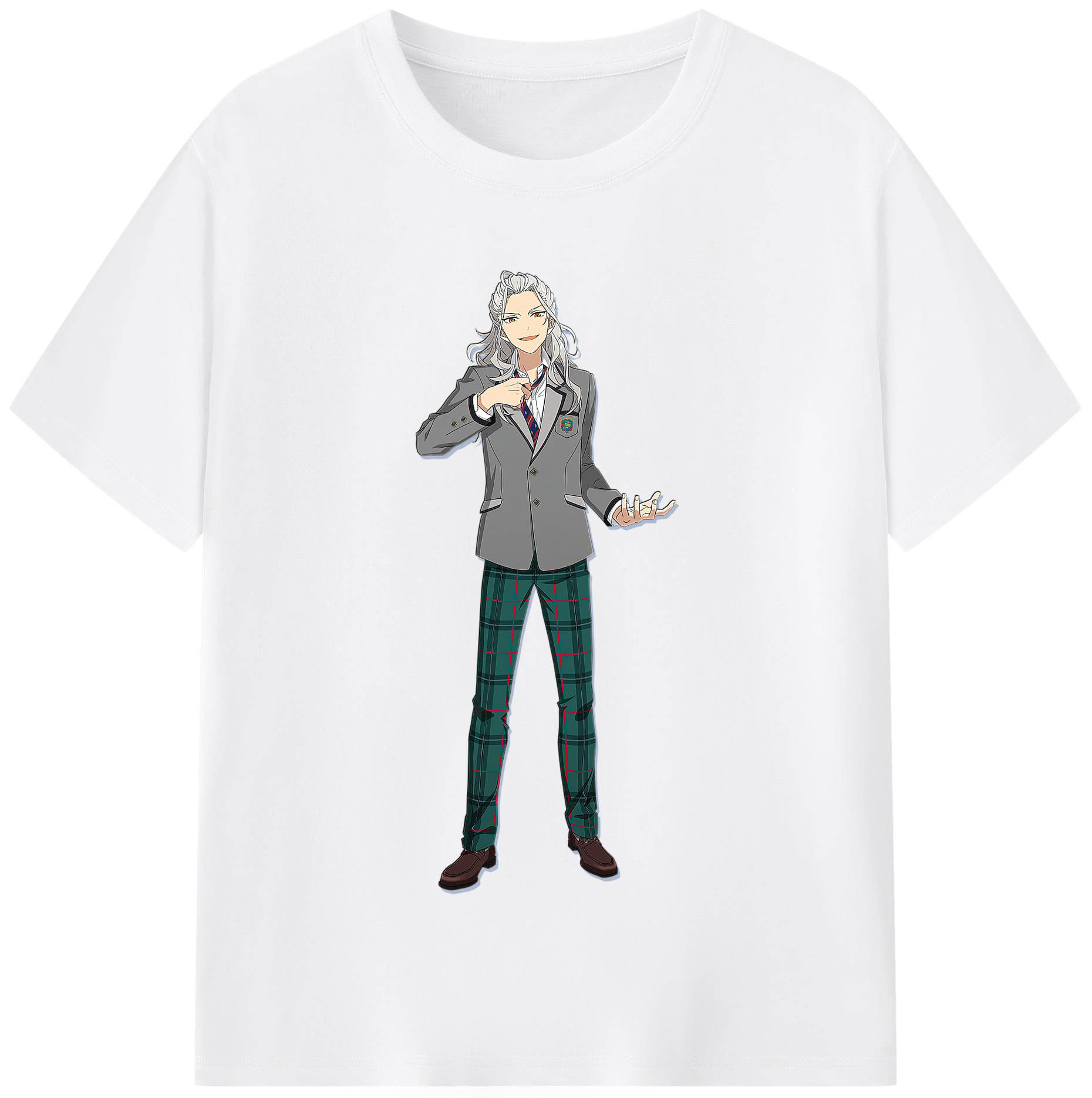 （画像用） あんさんぶるスターズ! Ensemble Stars 綿100％半袖Tシャツ（フロントプリント）