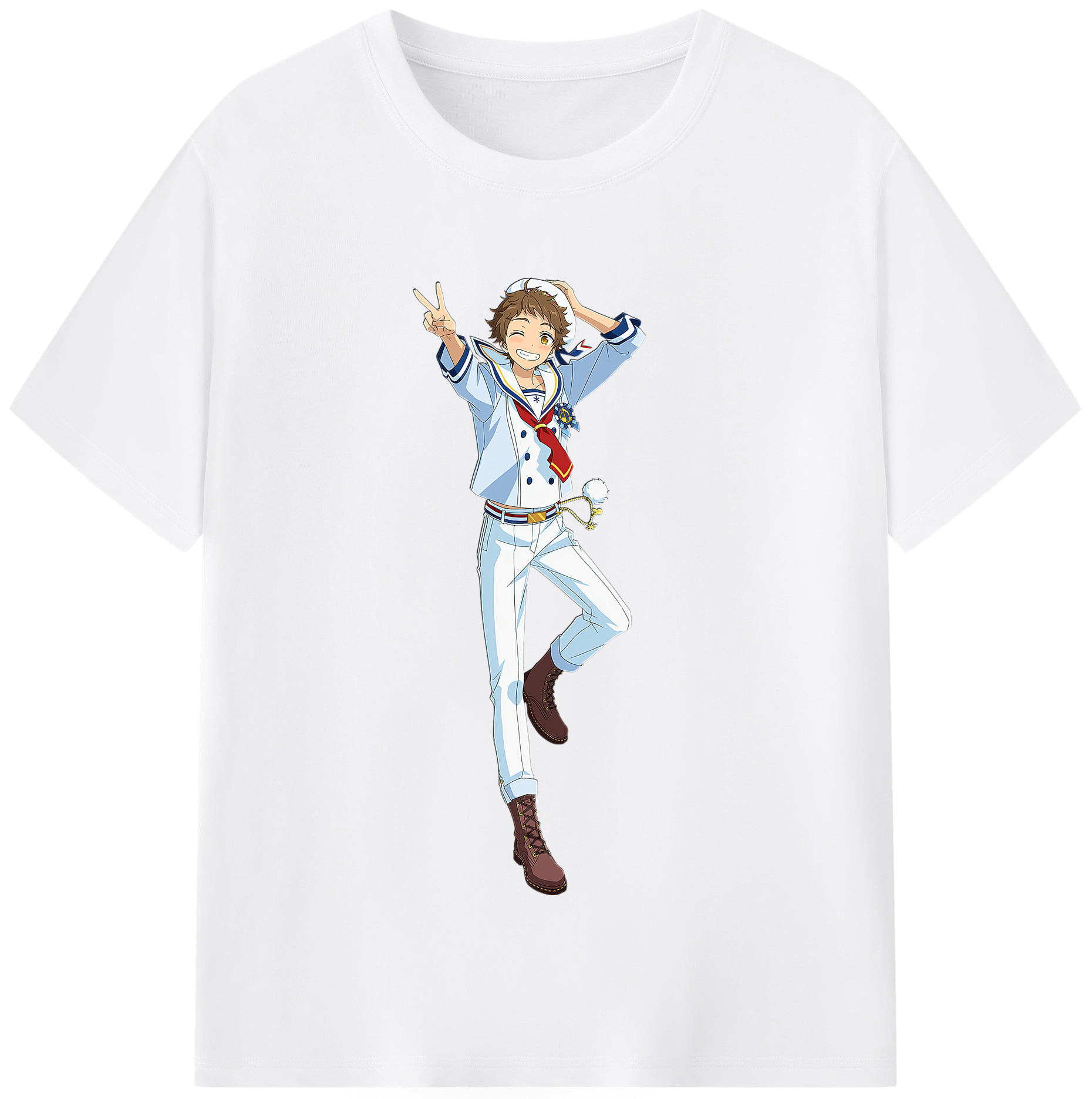 （画像用） あんさんぶるスターズ! Ensemble Stars 綿100％半袖Tシャツ（フロントプリント）