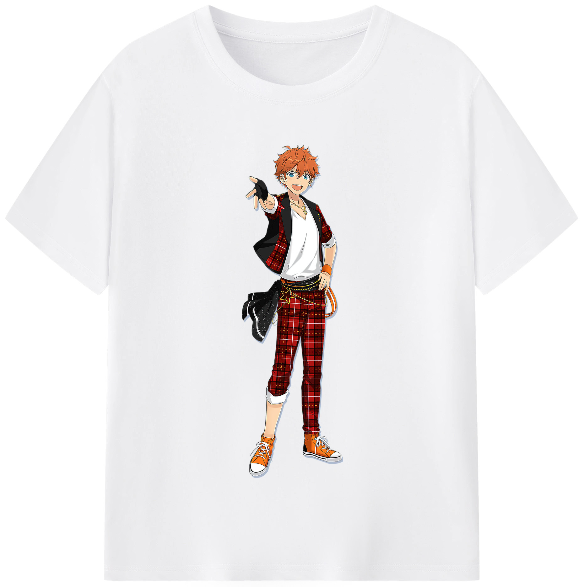 （画像用） あんさんぶるスターズ! Ensemble Stars 綿100％半袖Tシャツ（フロントプリント）