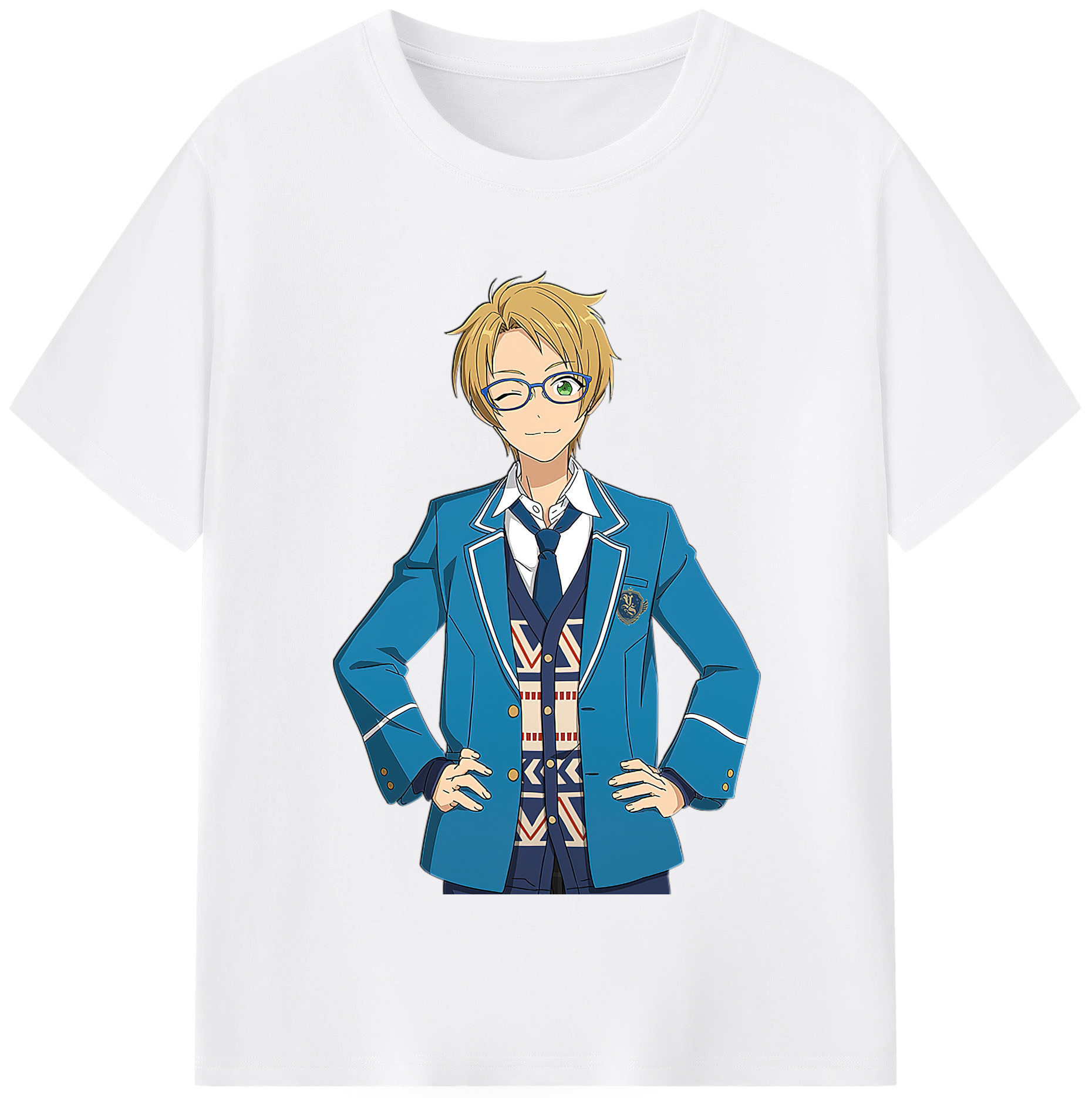（画像用） あんさんぶるスターズ! Ensemble Stars 綿100％半袖Tシャツ（フロントプリント）