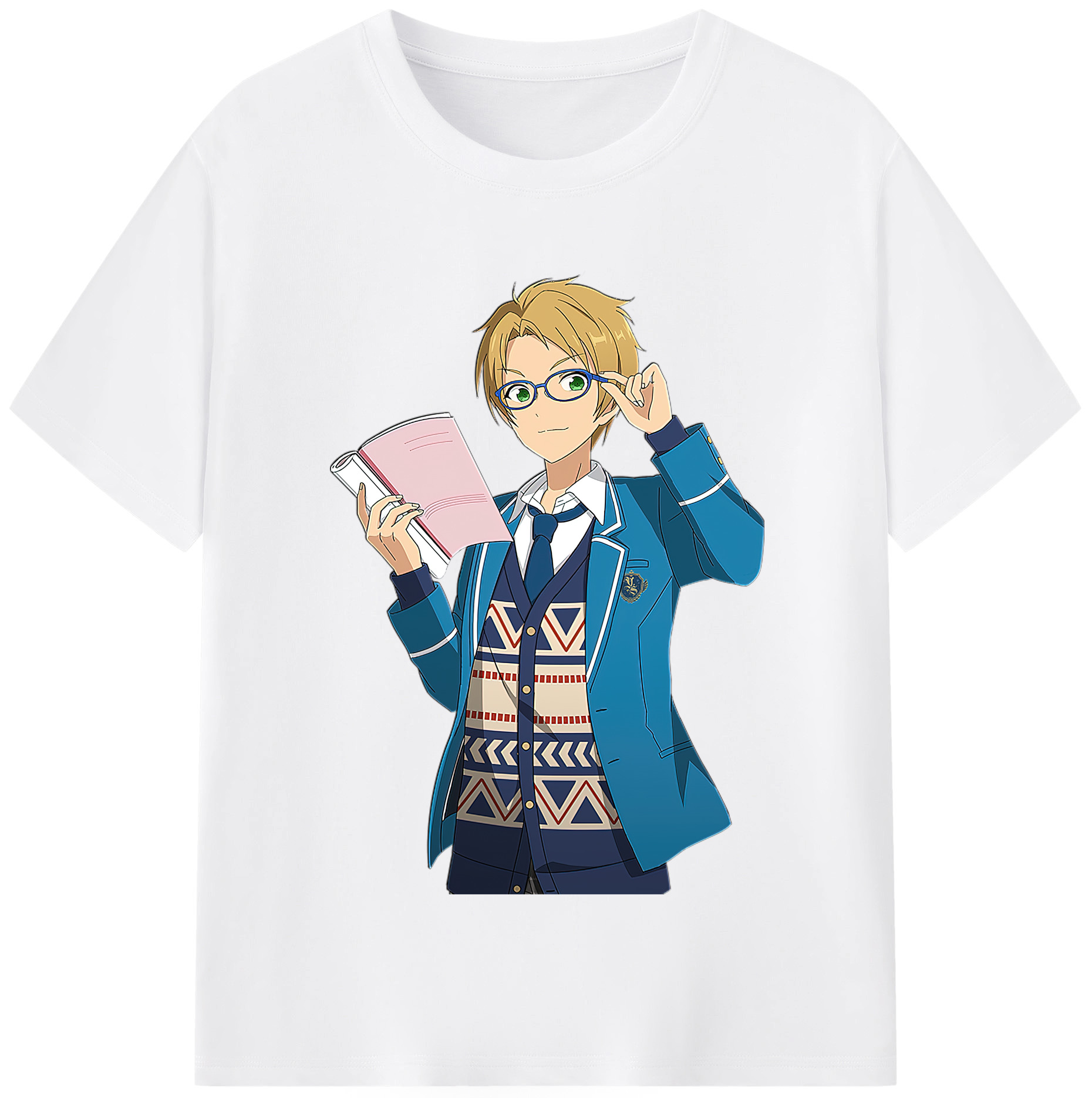 （画像用） あんさんぶるスターズ! Ensemble Stars 綿100％半袖Tシャツ（フロントプリント）
