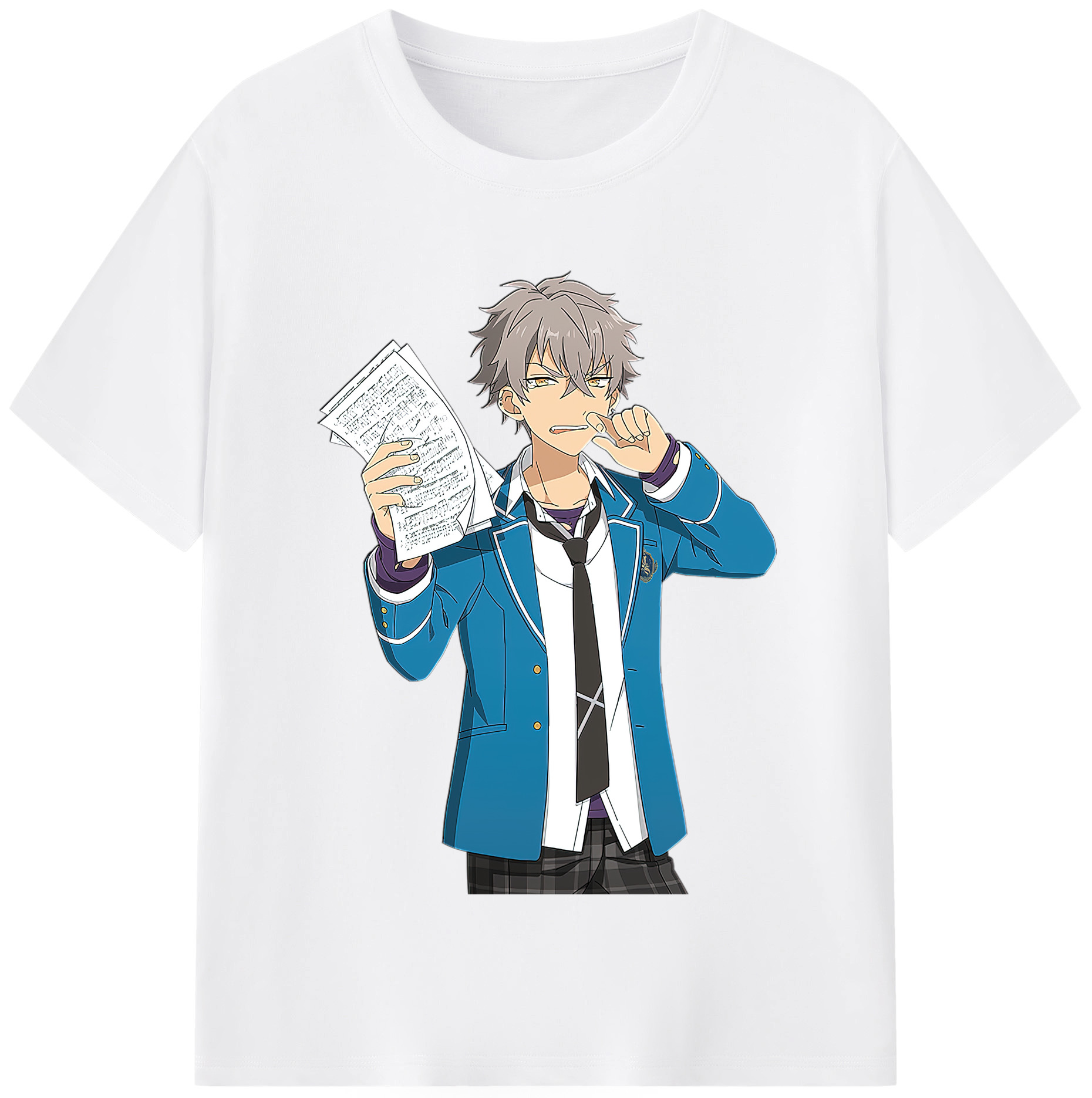 （画像用） あんさんぶるスターズ! Ensemble Stars 綿100％半袖Tシャツ（フロントプリント）