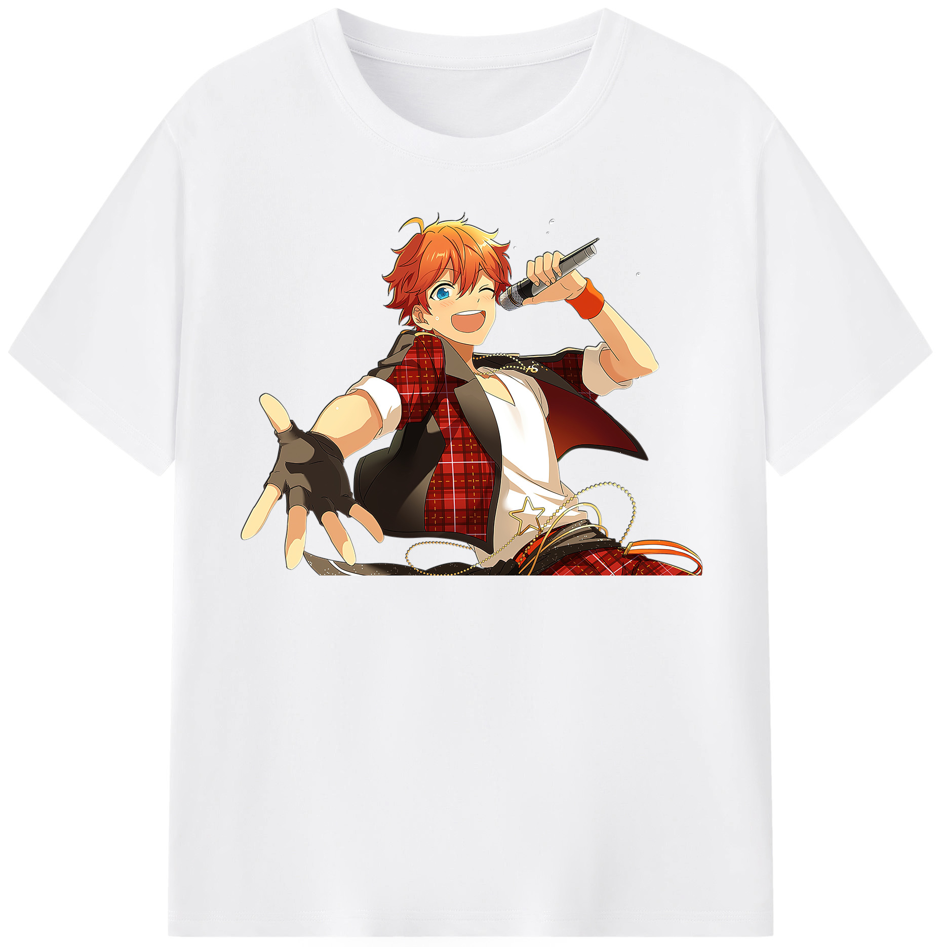 （画像用） あんさんぶるスターズ! Ensemble Stars 綿100％半袖Tシャツ（フロントプリント）