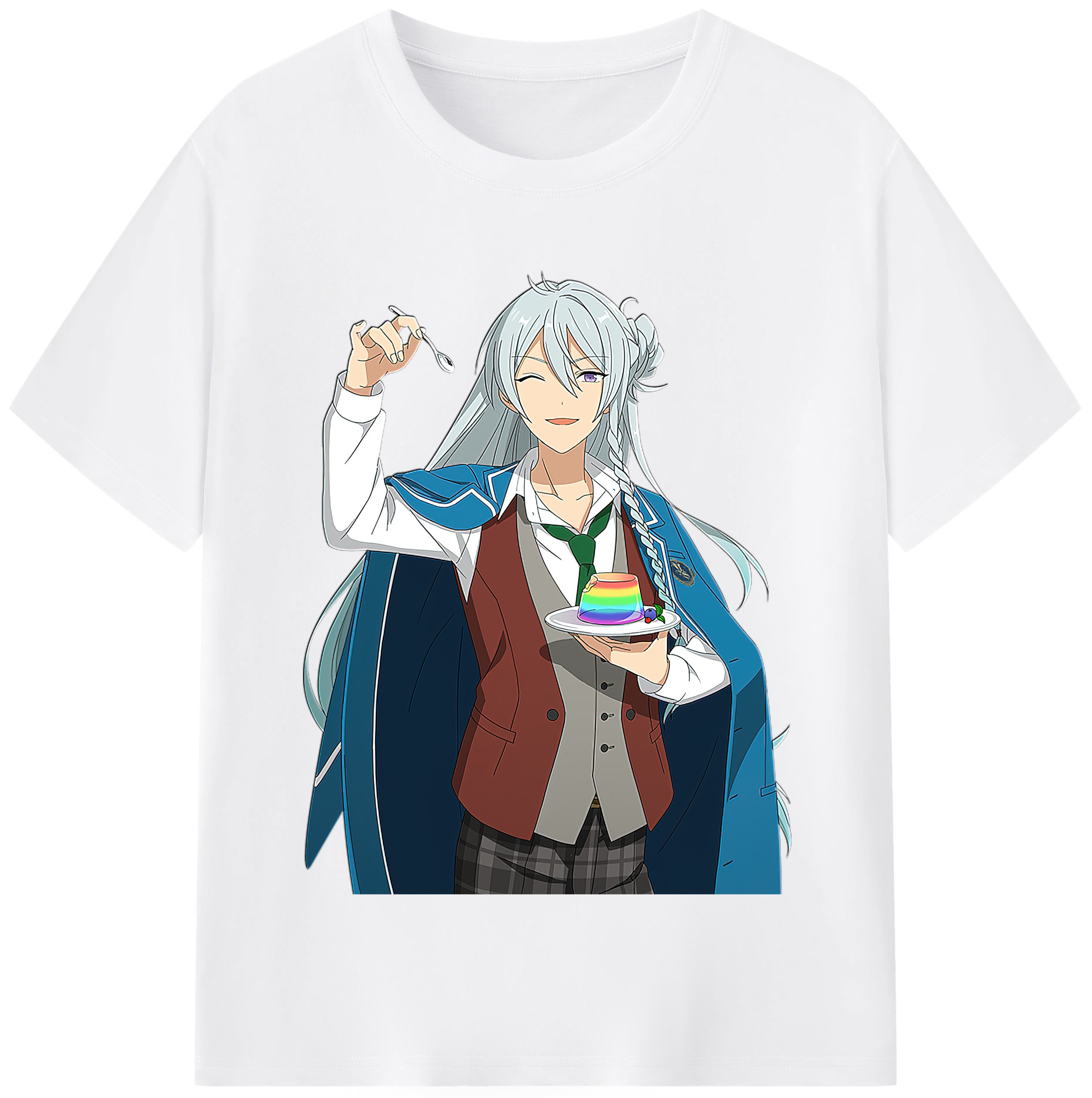 （画像用） あんさんぶるスターズ! Ensemble Stars 綿100％半袖Tシャツ（フロントプリント）