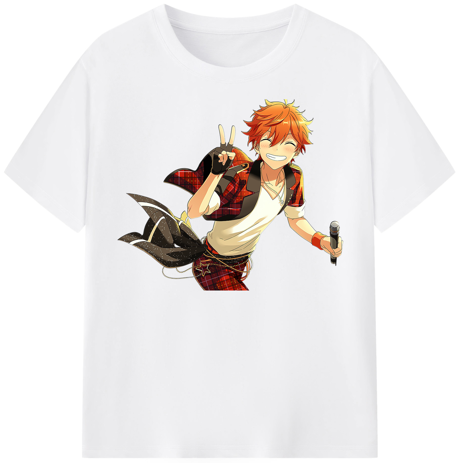 （画像用） あんさんぶるスターズ! Ensemble Stars 綿100％半袖Tシャツ（フロントプリント）