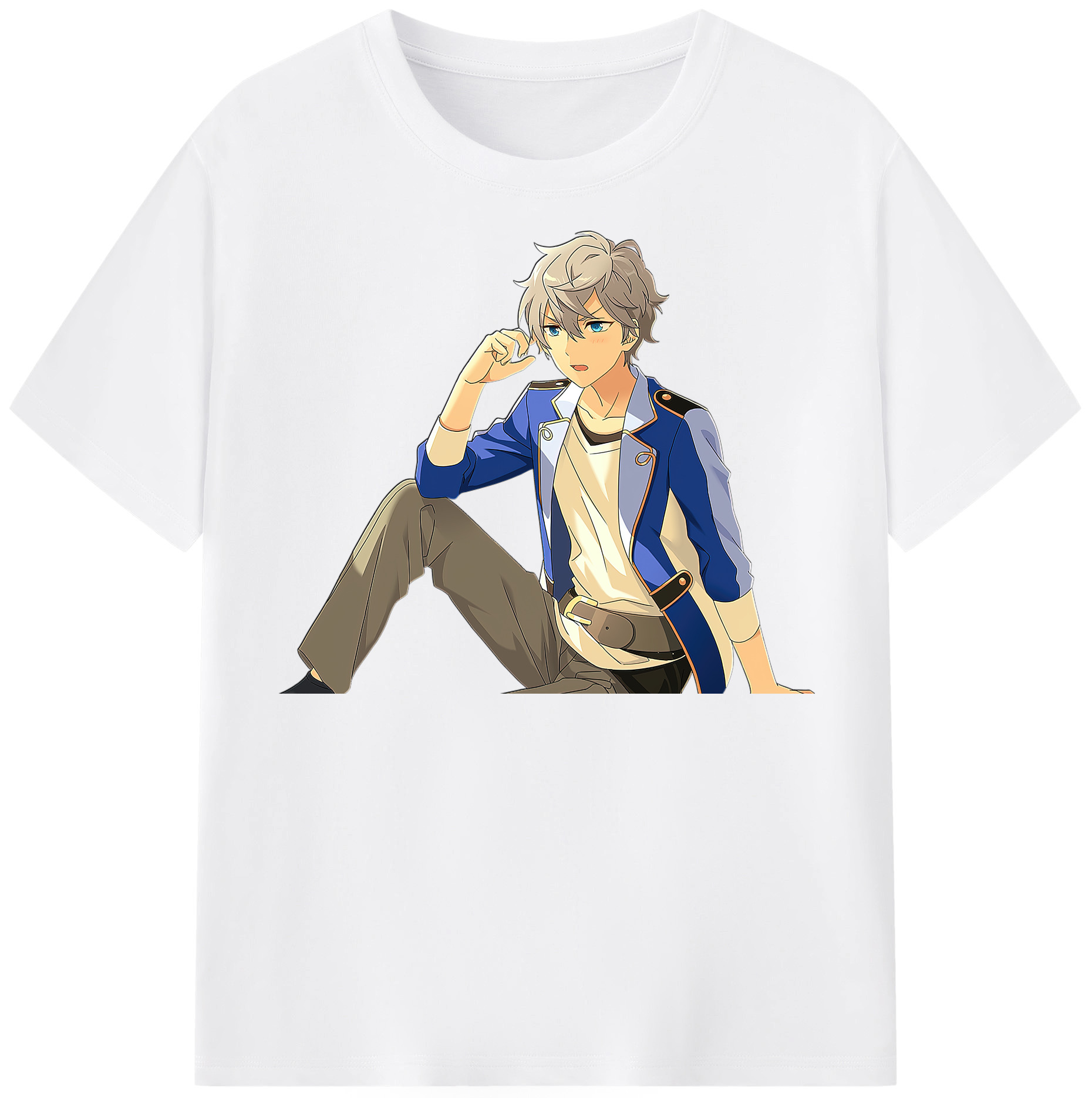 （画像用） あんさんぶるスターズ! Ensemble Stars 綿100％半袖Tシャツ（フロントプリント）