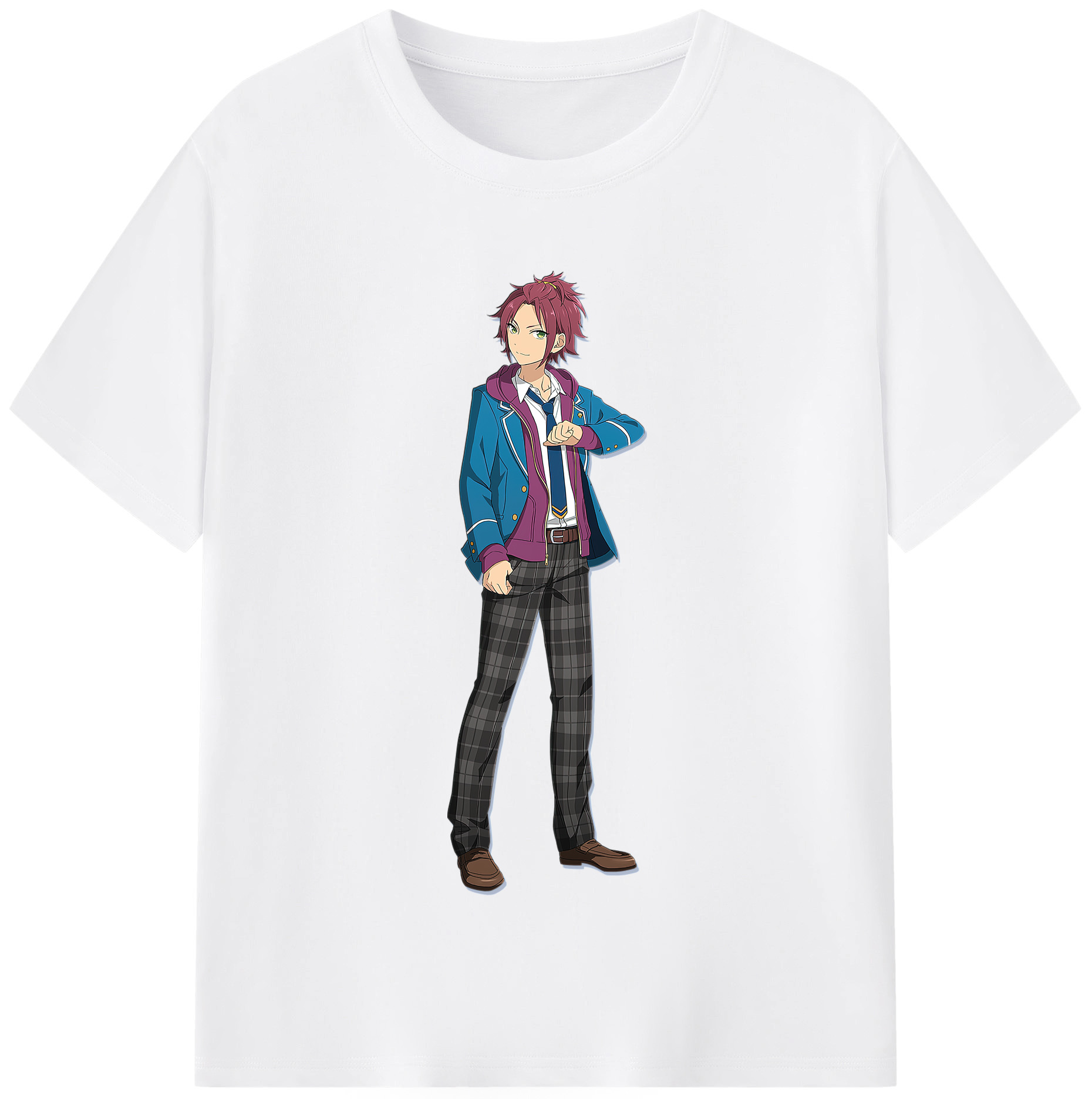 （画像用） あんさんぶるスターズ! Ensemble Stars 綿100％半袖Tシャツ（フロントプリント）