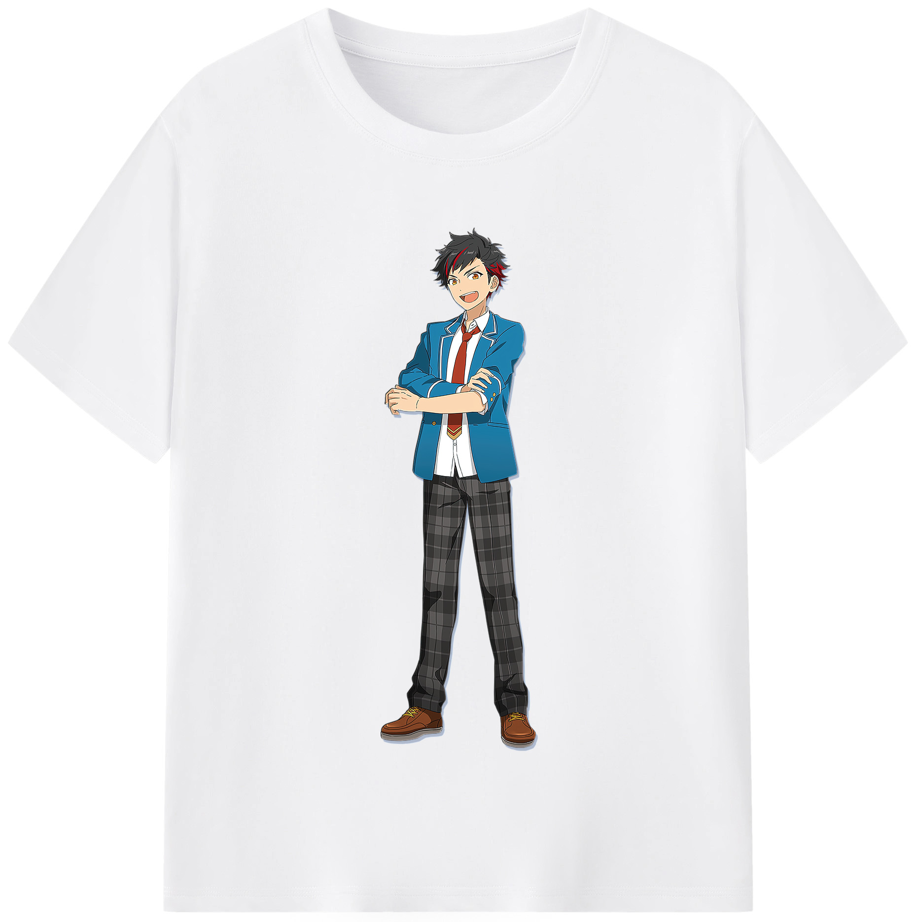 （画像用） あんさんぶるスターズ! Ensemble Stars 綿100％半袖Tシャツ（フロントプリント）