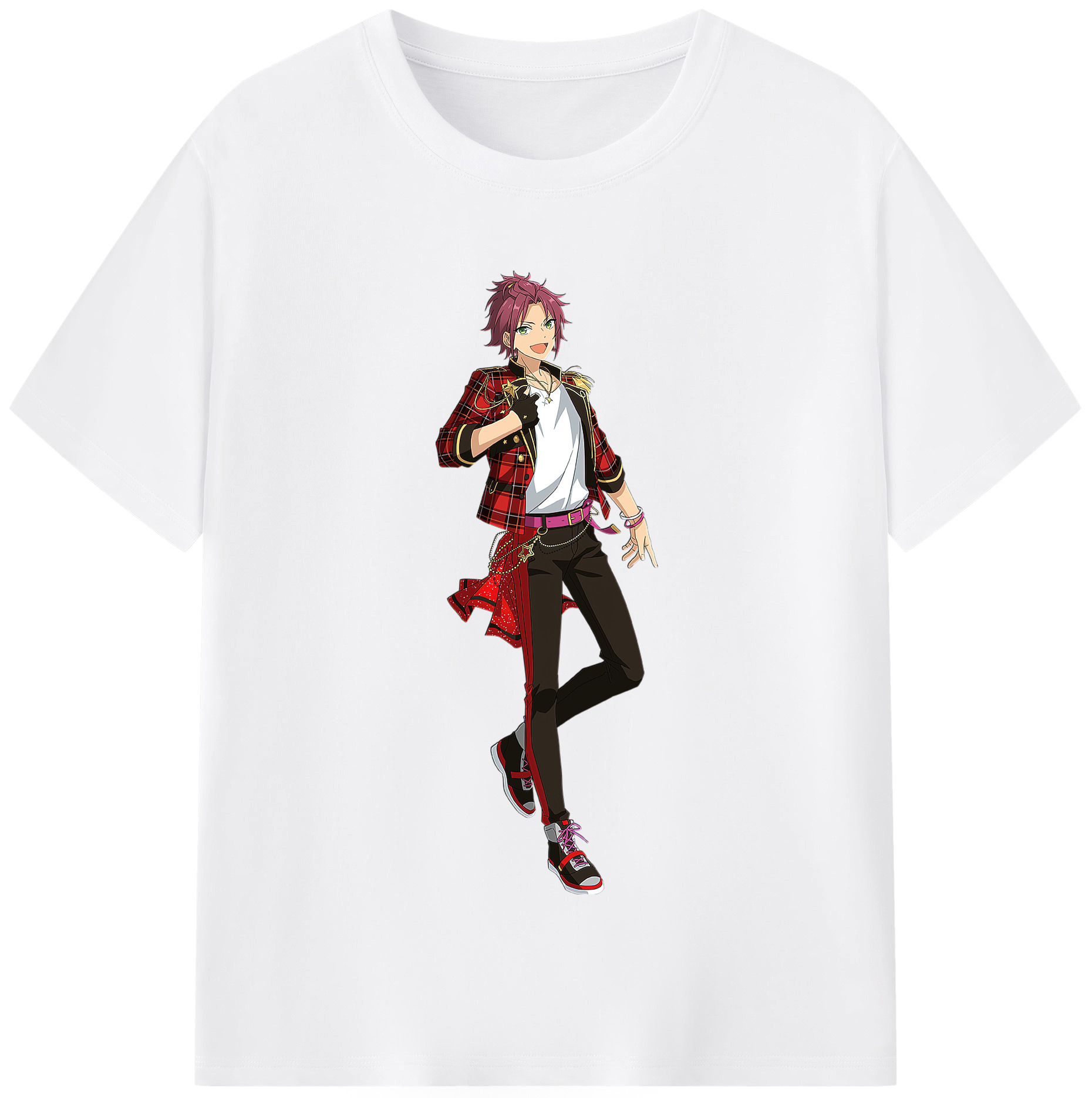（画像用） あんさんぶるスターズ! Ensemble Stars 綿100％半袖Tシャツ（フロントプリント）