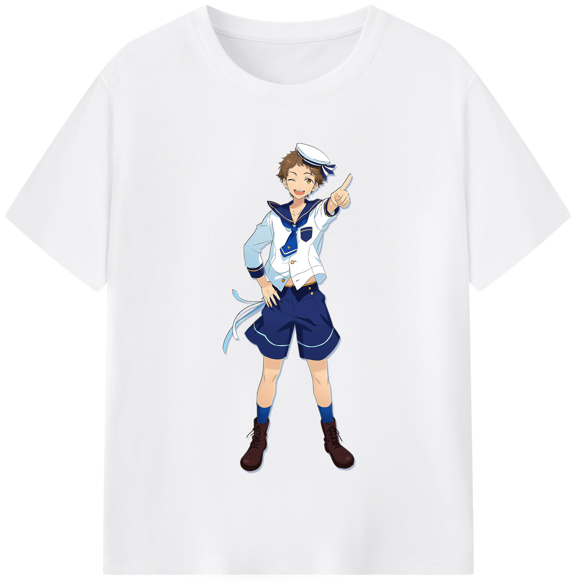 （画像用） あんさんぶるスターズ! Ensemble Stars 綿100％半袖Tシャツ（フロントプリント）